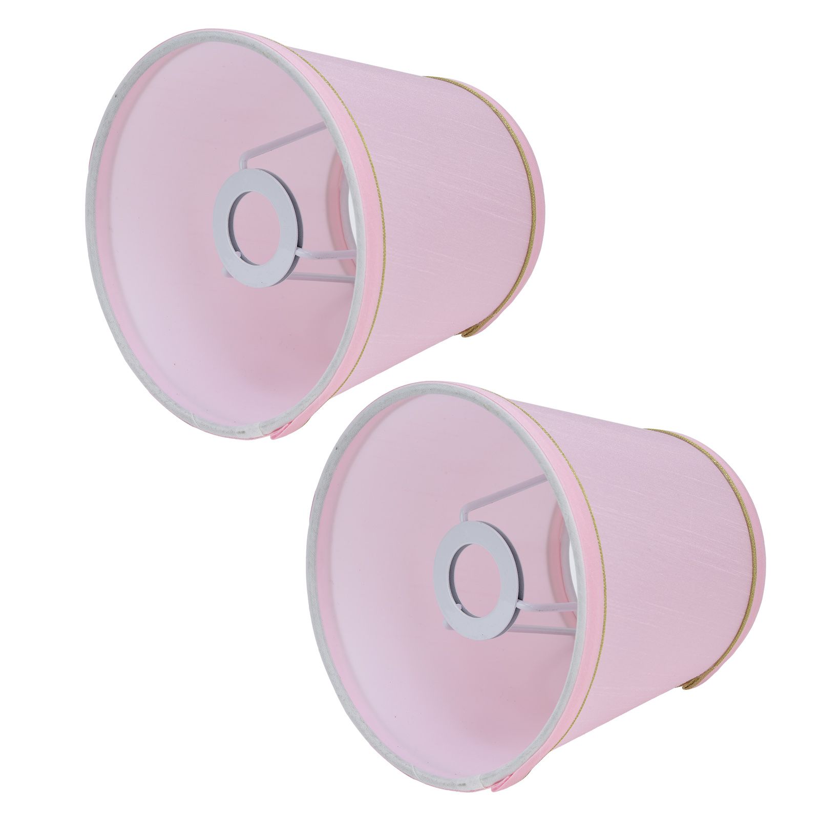 2PCS European Style E14 Lamp Shade Pink Lampshade for Chandelier Table Wall Lamps Home Decoration - Image 3
