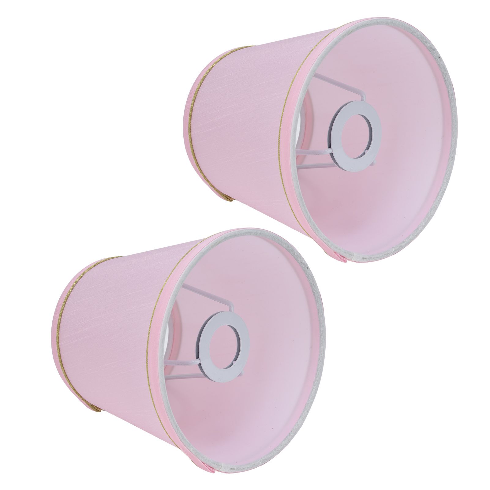 2PCS European Style E14 Lamp Shade Pink Lampshade for Chandelier Table Wall Lamps Home Decoration - Image 4