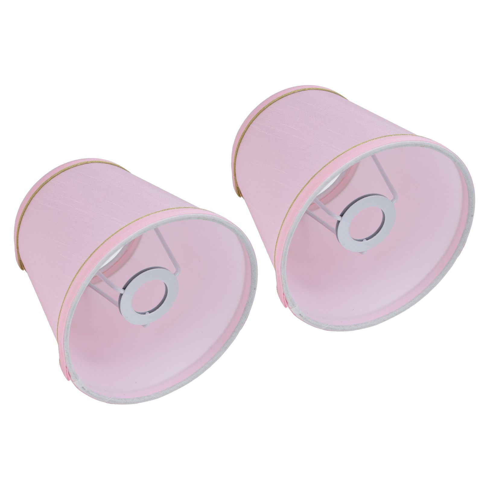 2PCS European Style E14 Lamp Shade Pink Lampshade for Chandelier Table Wall Lamps Home Decoration - Image 5