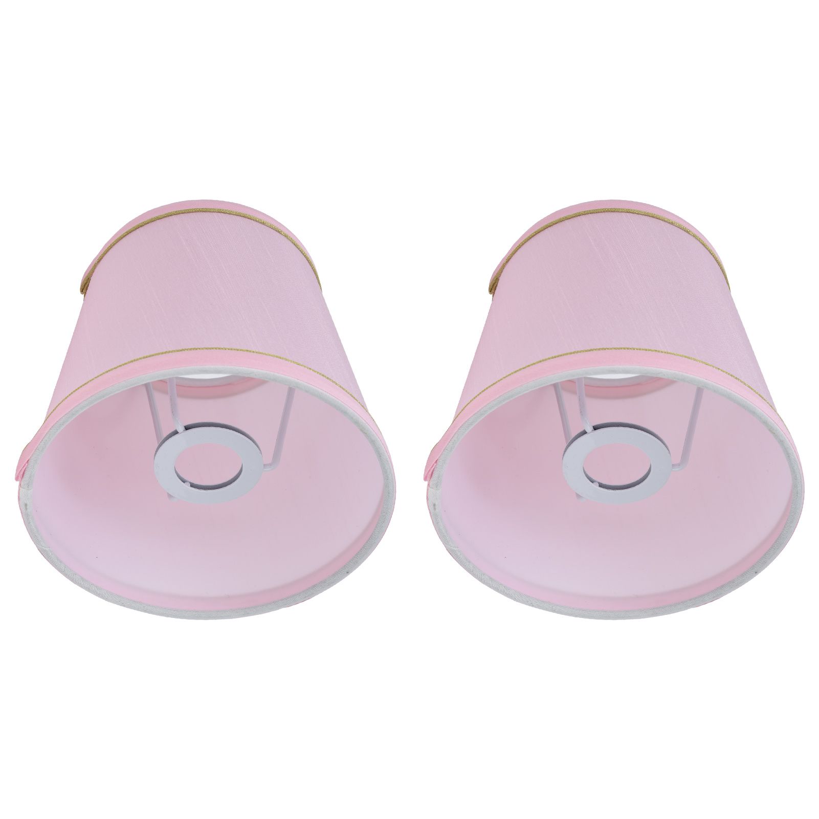 2PCS European Style E14 Lamp Shade Pink Lampshade for Chandelier Table Wall Lamps Home Decoration - Image 7