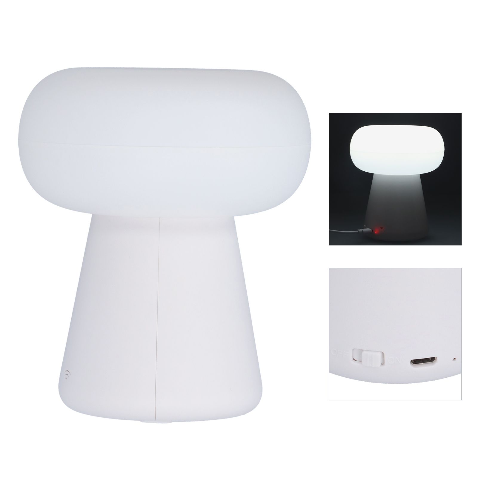 Mushroom Shaped Sensor Light Innovative USB Powered Ambient Lamp for Home - Image 8