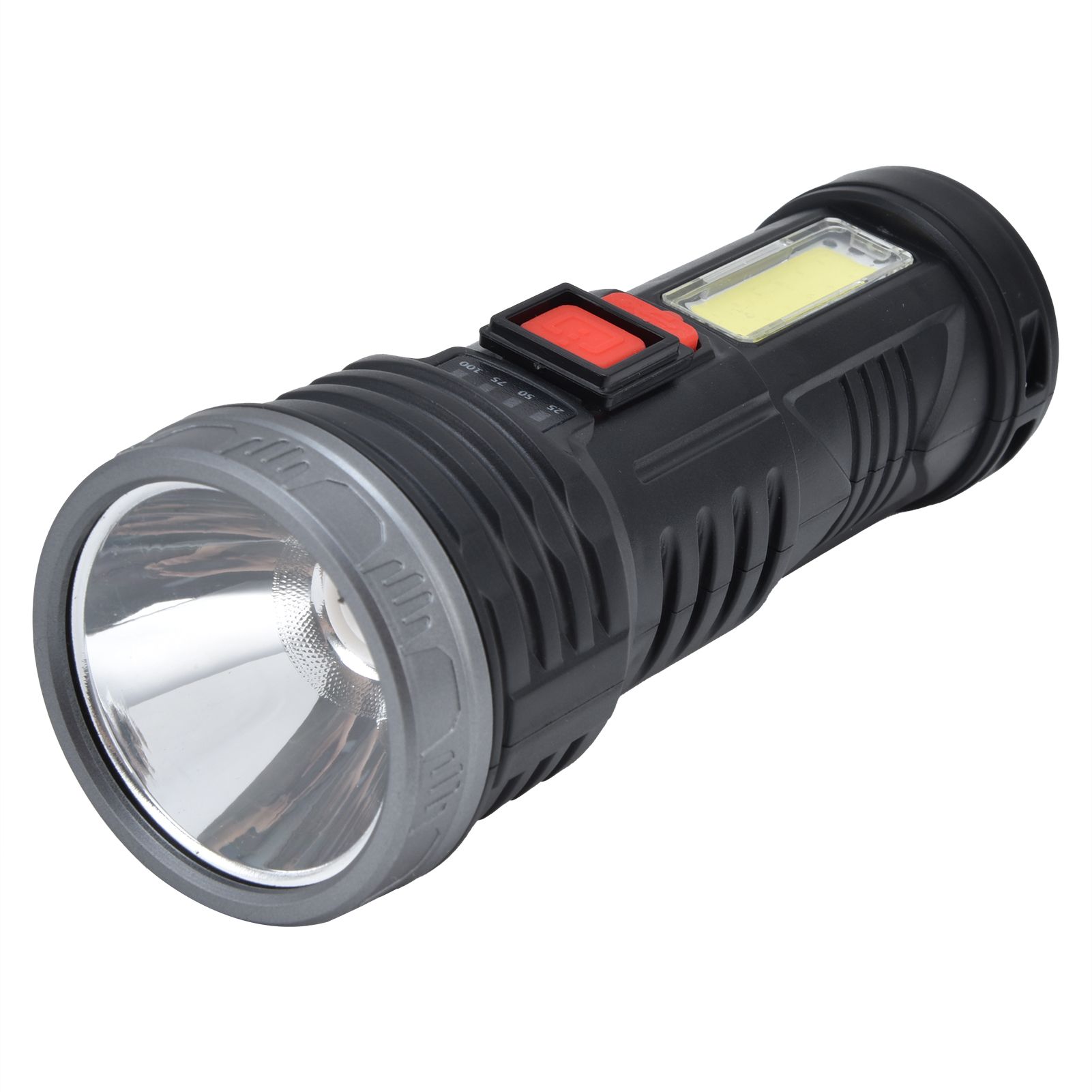 LED Flashlight with COB Sidelight USB Charging Ultra Bright Flashlight Portable Eletric Torch for Outdoor - Image 6