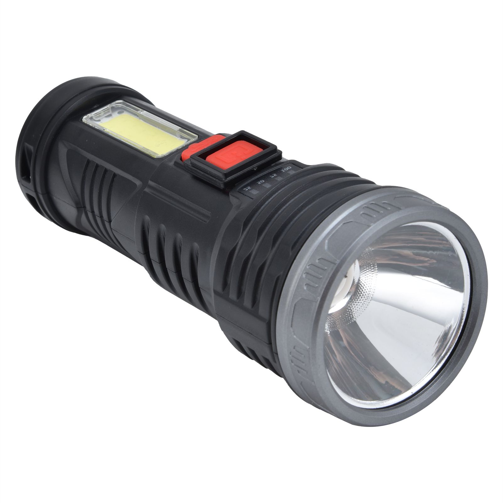 LED Flashlight with COB Sidelight USB Charging Ultra Bright Flashlight Portable Eletric Torch for Outdoor - Image 8