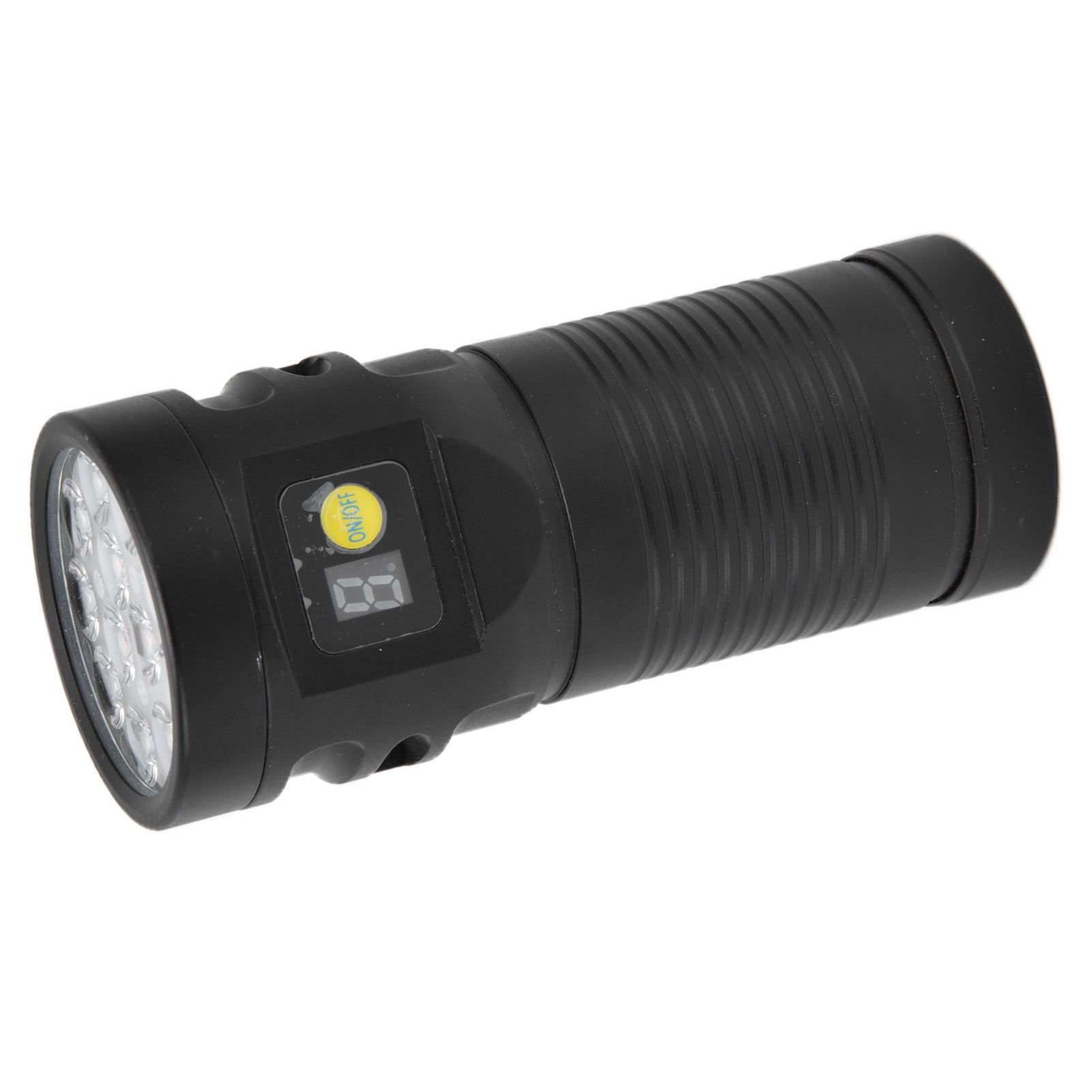 Brightest Flashlight LED 8 Modes Type C 9000mAh Waterproof Multifunctional Outdoor Light for CampingBlack - Image 6