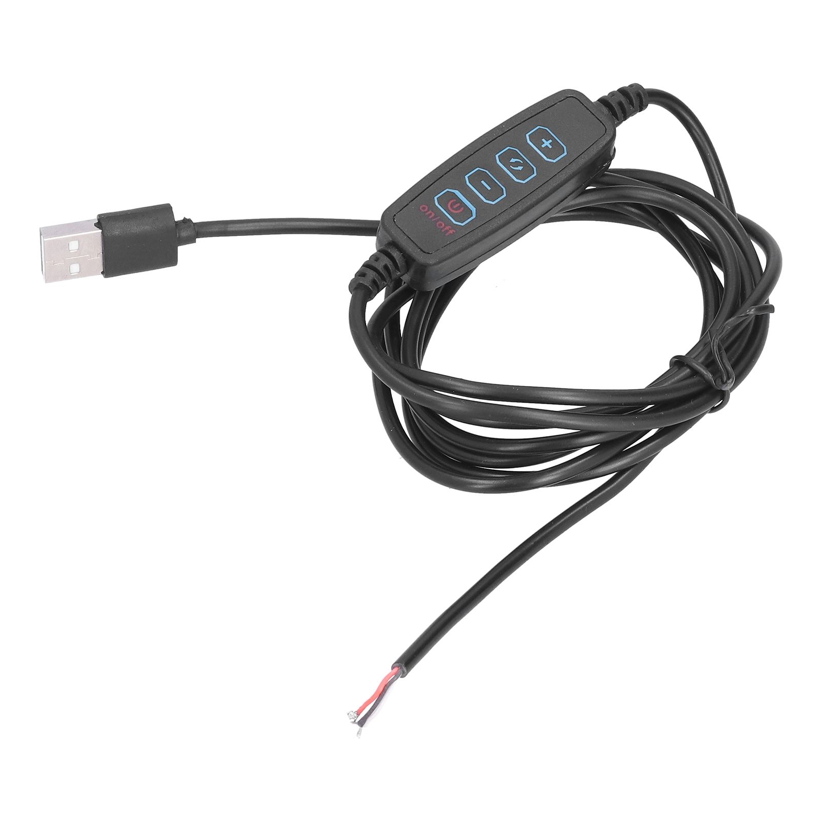 LED 2m Light Switch Cord Dimmable Universal USB Lamp Power Cord for 5V Lamp Outdoor Home - Image 2