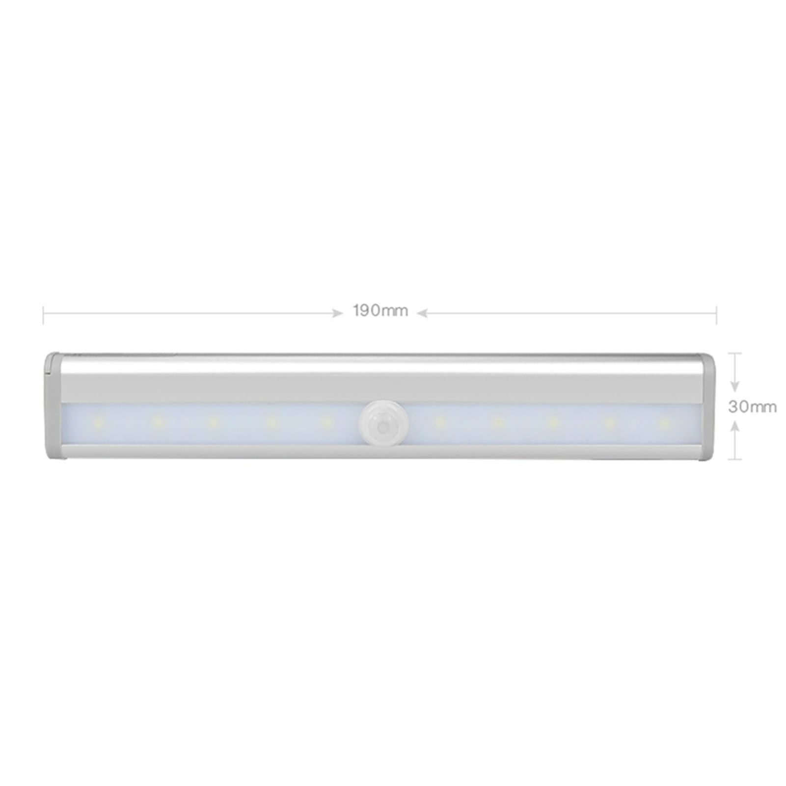 LED Closet Light 10 LEDs USB Rechargeable Motion Sensor Closet Light Wall Light for Home Kitchen Bedroom White Light - Image 5