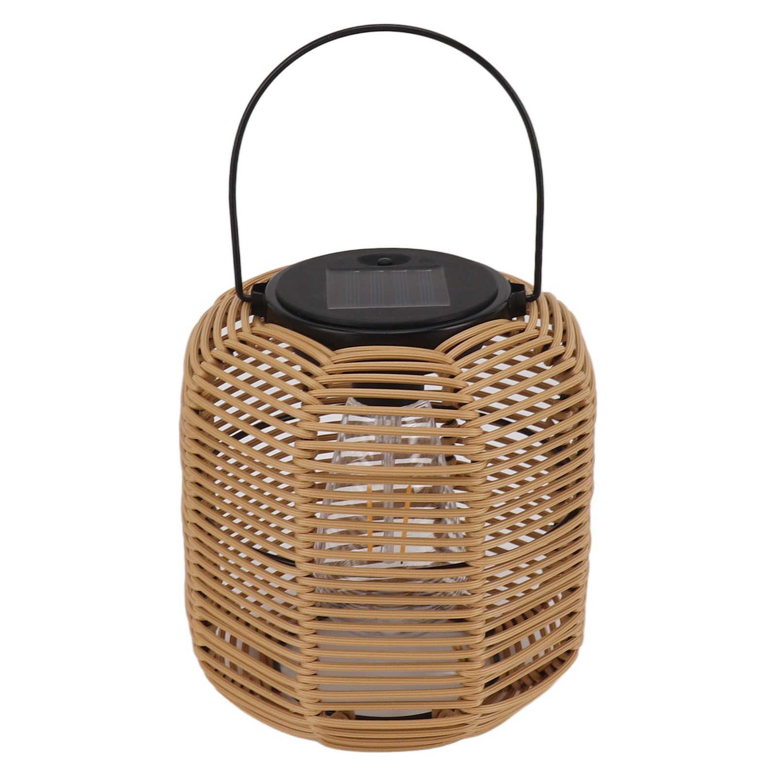 Solar Lantern Outdoor Hanging Solar Lights Waterproof Decorative Rattan Lantern for Table Patio Garden Yard Porch Tungsten - Image 4
