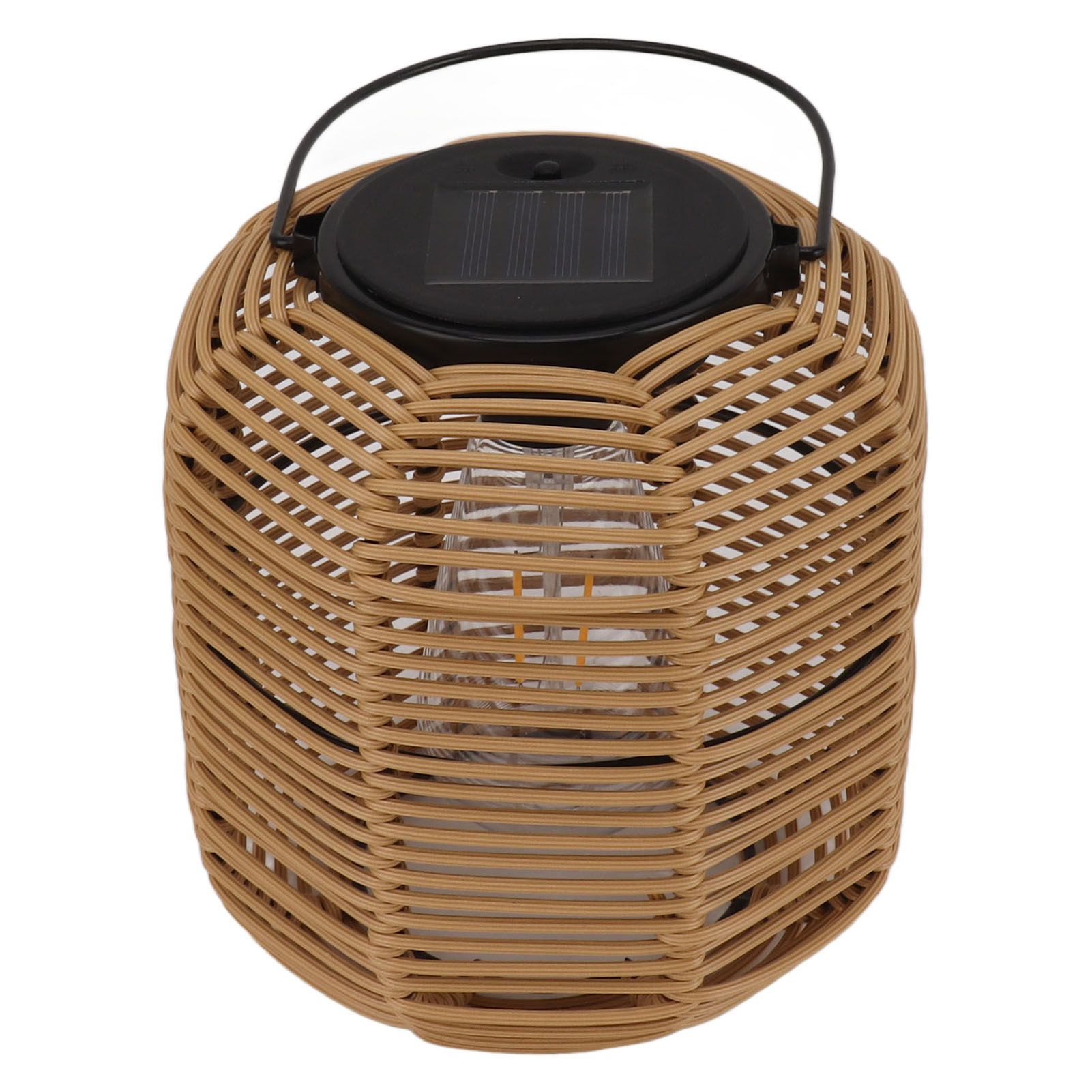 Solar Lantern Outdoor Hanging Solar Lights Waterproof Decorative Rattan Lantern for Table Patio Garden Yard Porch Tungsten - Image 7