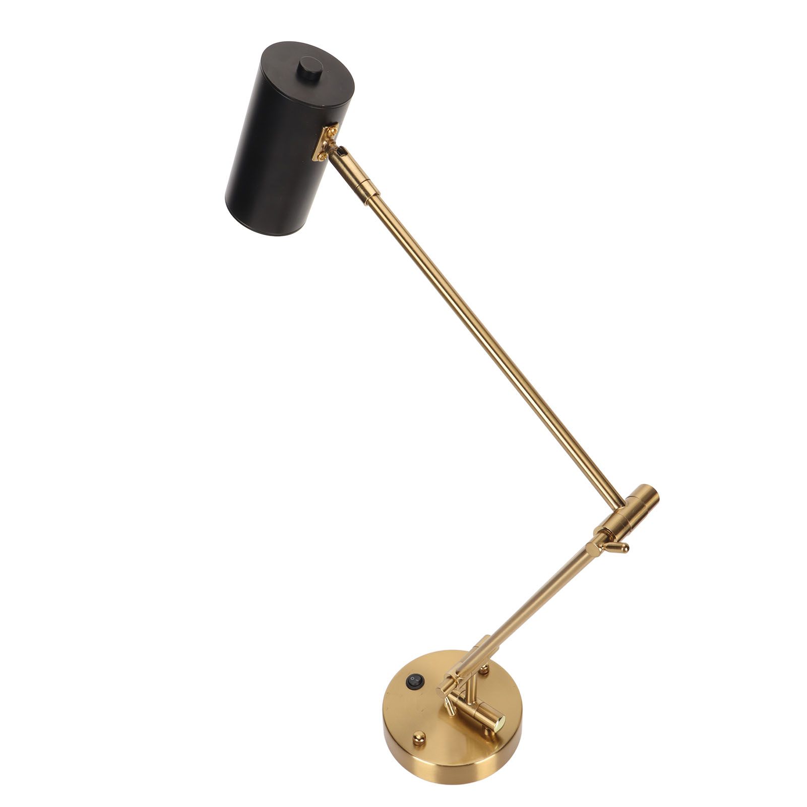 Wall Sconce Swing Arm Plug in Modern 3000K Warm Lighting Button Control with E27 Bulb LED Wall Lighting Fixture 85‑265V - Image 8
