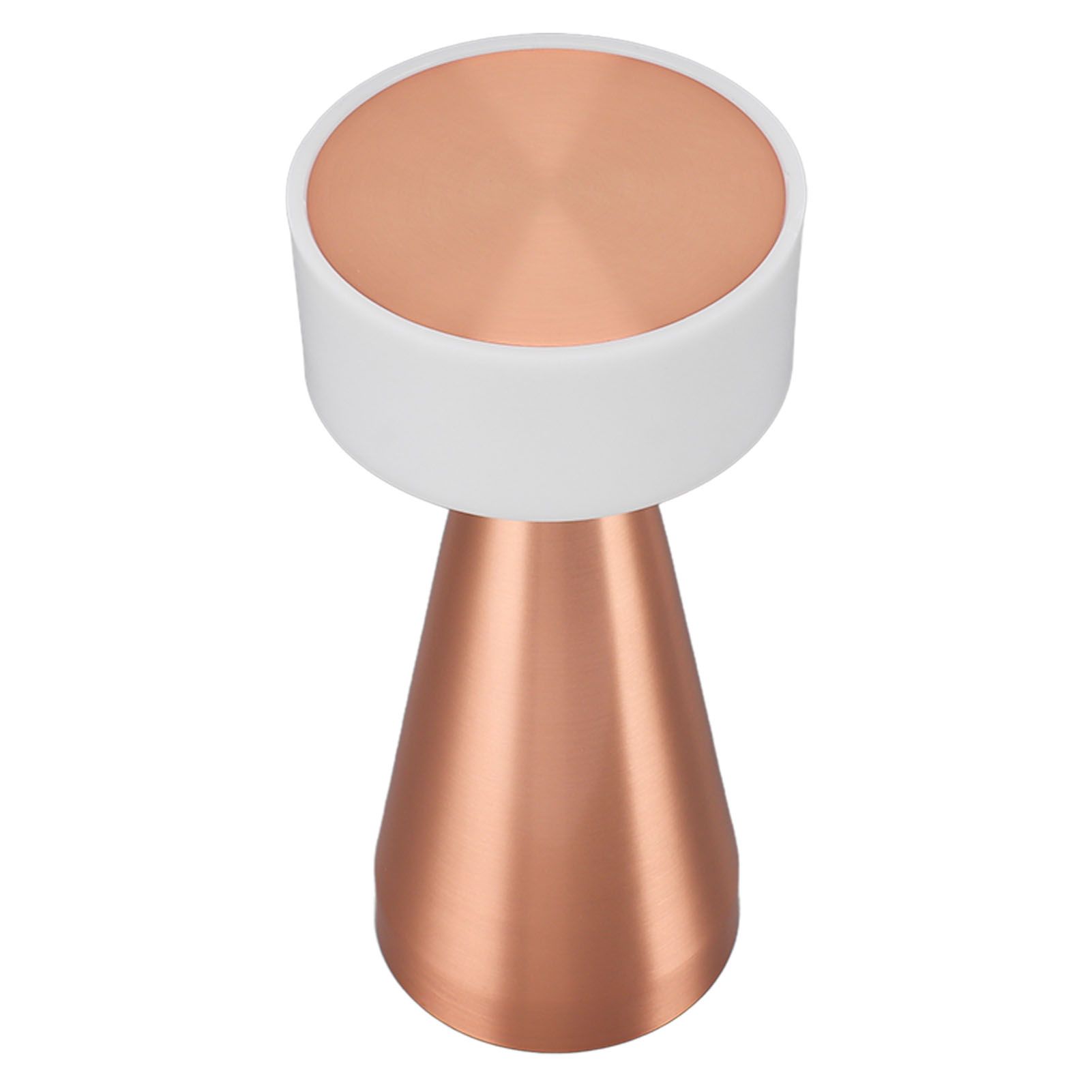 Portable LED Table Lamp 3 Color Temperatures Stepless Dimming 1800mAh Rechargeable Battery Nightstand Lamp Bedside Lamp Rose Gold - Image 8
