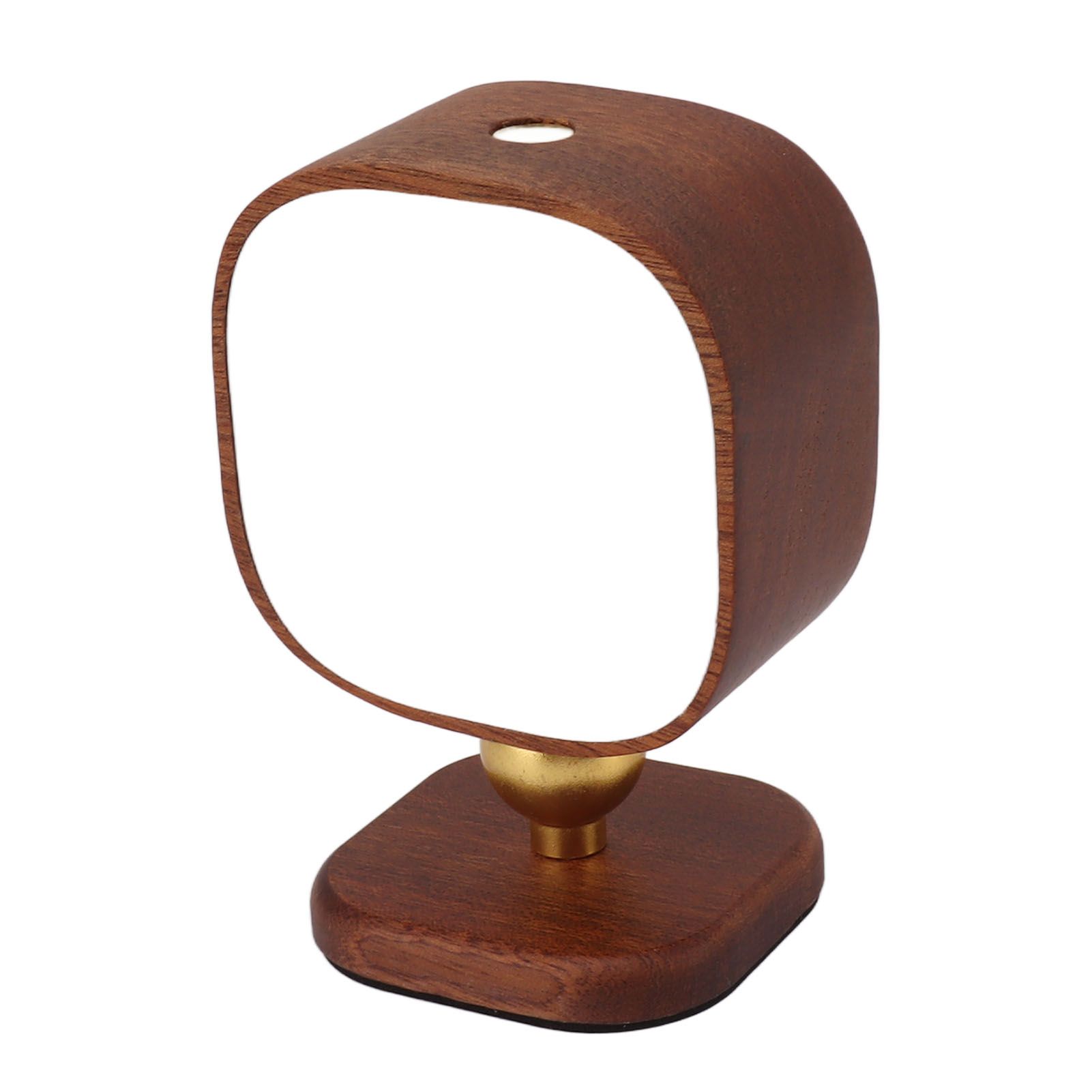 Wooden Magnetic Wall Lamp Portable Bedside Square Night Light Dimmable Wall Mounted Night Light Walnut - Image 6
