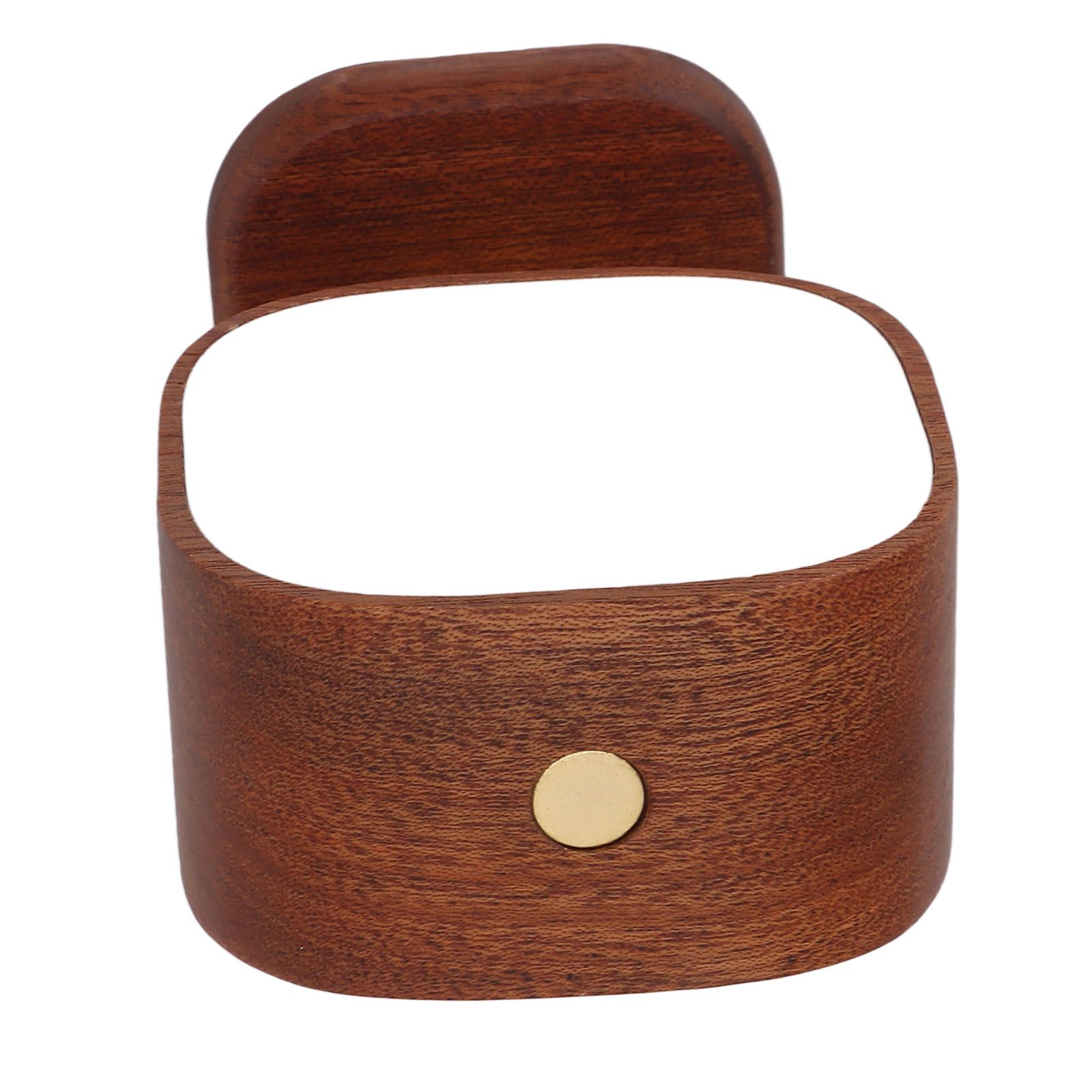 Wooden Magnetic Wall Lamp Portable Bedside Square Night Light Dimmable Wall Mounted Night Light Walnut - Image 8