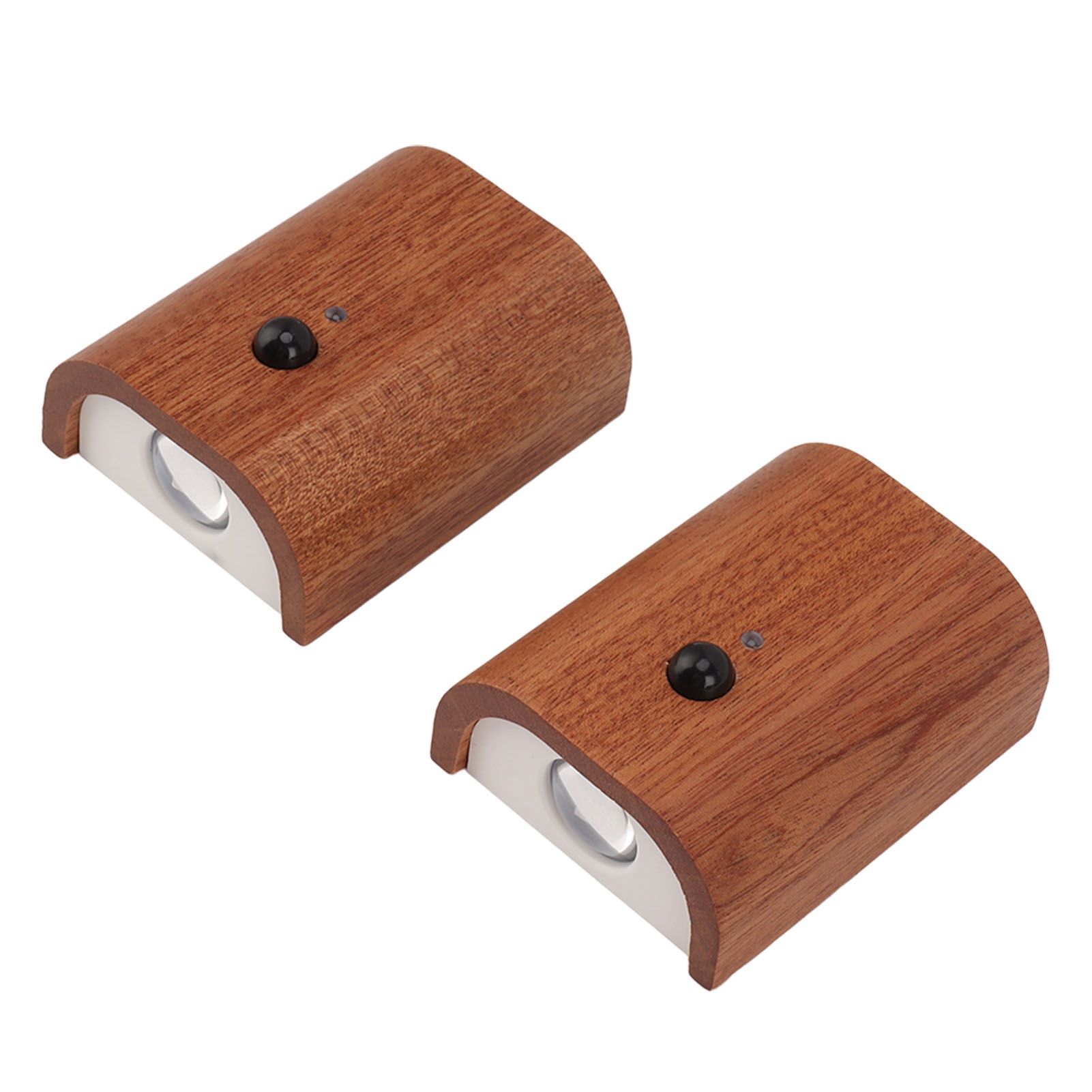 2Pcs Hallway Night Light Intelligent Linkage Wooden Motion Sensor Stairway Night Light USB Rechargeable Magnetic Wall LED Light - Image 7