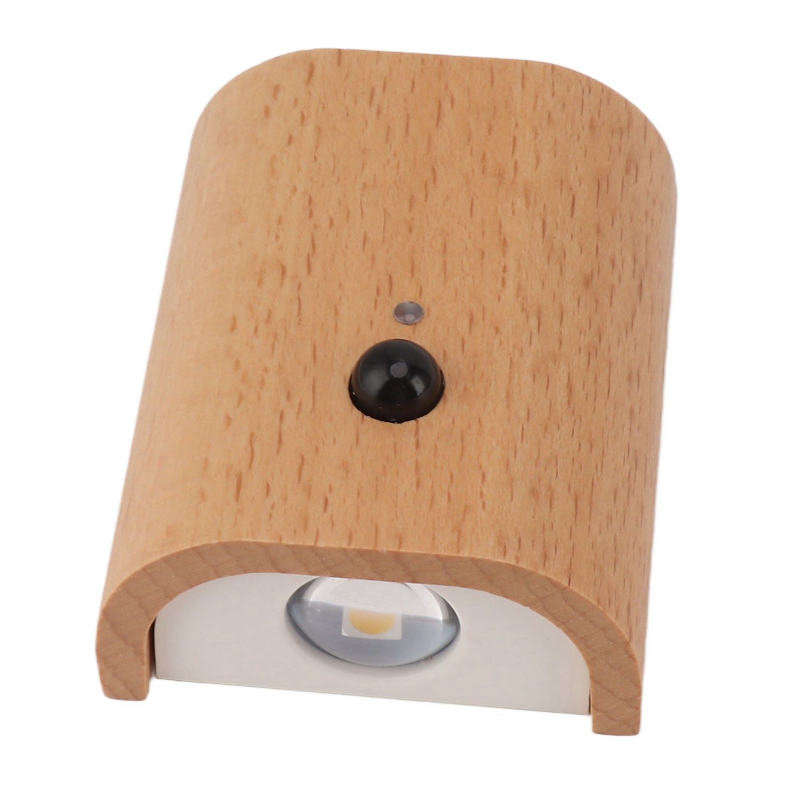 Step Light Wall Sconce Beech Wood Motion Dusk to Dawn Sensor Magnet 2 Side Lighting USB Rechargeable LED Wall Light - Image 2