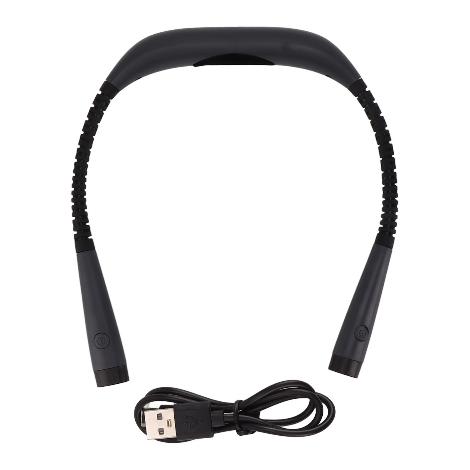 LED Neck Reading Light 3 Colors 3 Bright Level 1000mAh Rechargeable Battery Bendable Arms Book Light for Knitting - Image 1