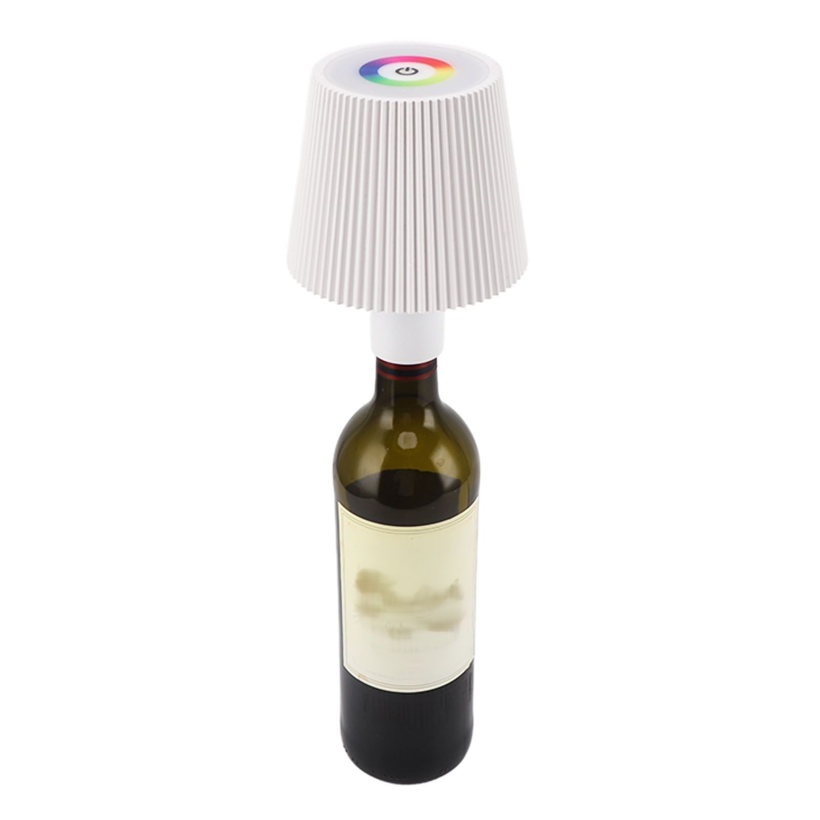 LED Bottle Lamp 4000mAh IP54 Waterproof Touch Control Color Adjustable USB Rechargeable Cordless Wine Bottle Lamp Night Light White - Image 8
