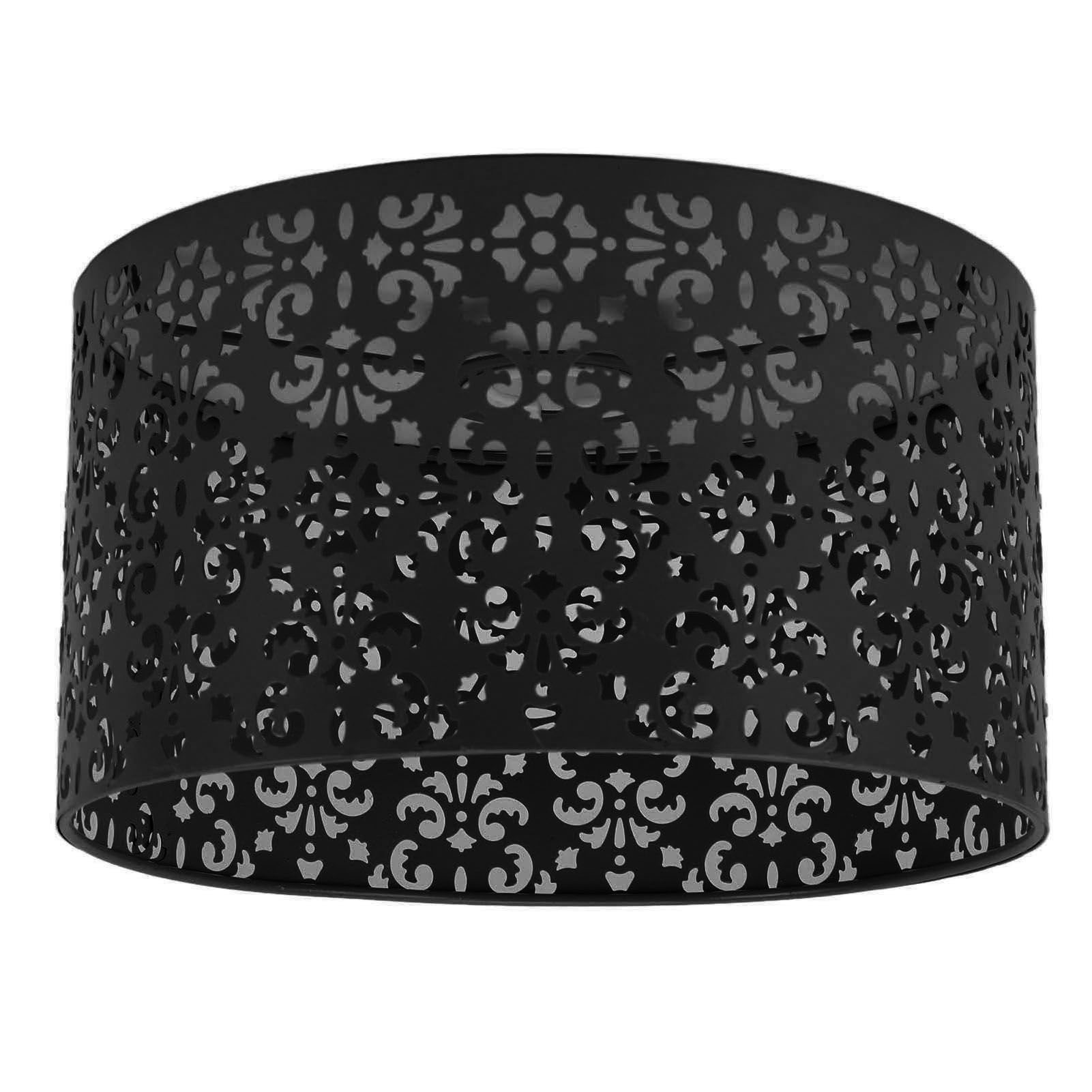 Desk Lampshade Hollow Out Iron Exquisite Decorative Lamp Shade for E27 E14 Floor Lamps Chandeliers Black - Image 2