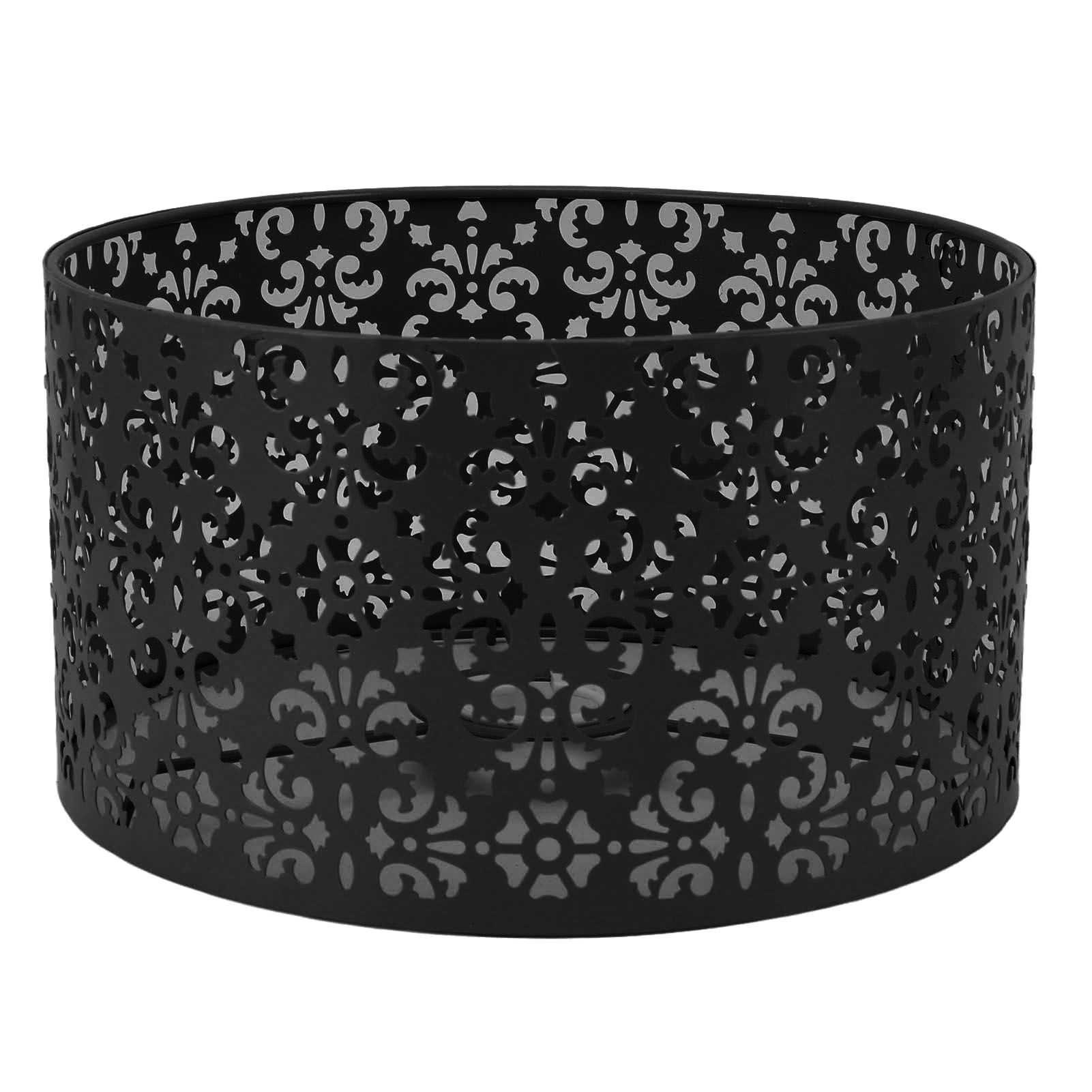Desk Lampshade Hollow Out Iron Exquisite Decorative Lamp Shade for E27 E14 Floor Lamps Chandeliers Black - Image 3