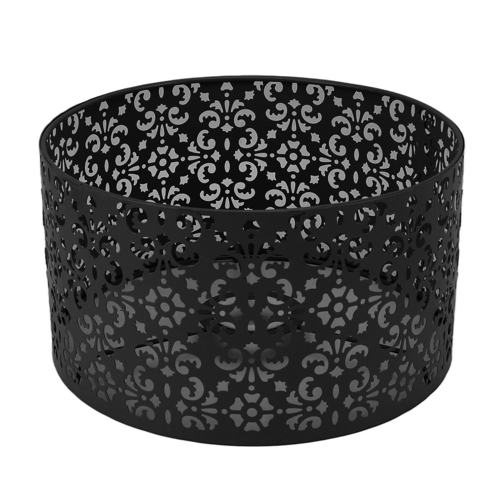 Desk Lampshade Hollow Out Iron Exquisite Decorative Lamp Shade for E27 E14 Floor Lamps Chandeliers Black - Image 4