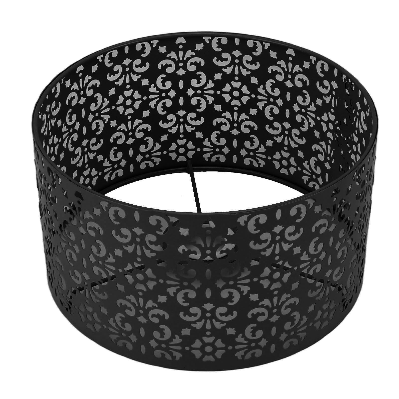 Desk Lampshade Hollow Out Iron Exquisite Decorative Lamp Shade for E27 E14 Floor Lamps Chandeliers Black - Image 5