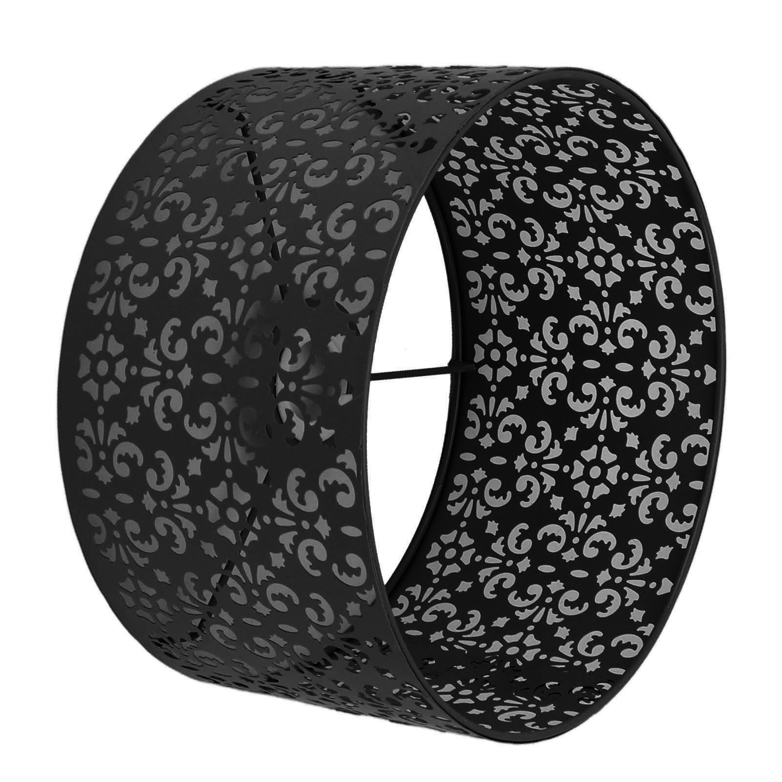 Desk Lampshade Hollow Out Iron Exquisite Decorative Lamp Shade for E27 E14 Floor Lamps Chandeliers Black - Image 6