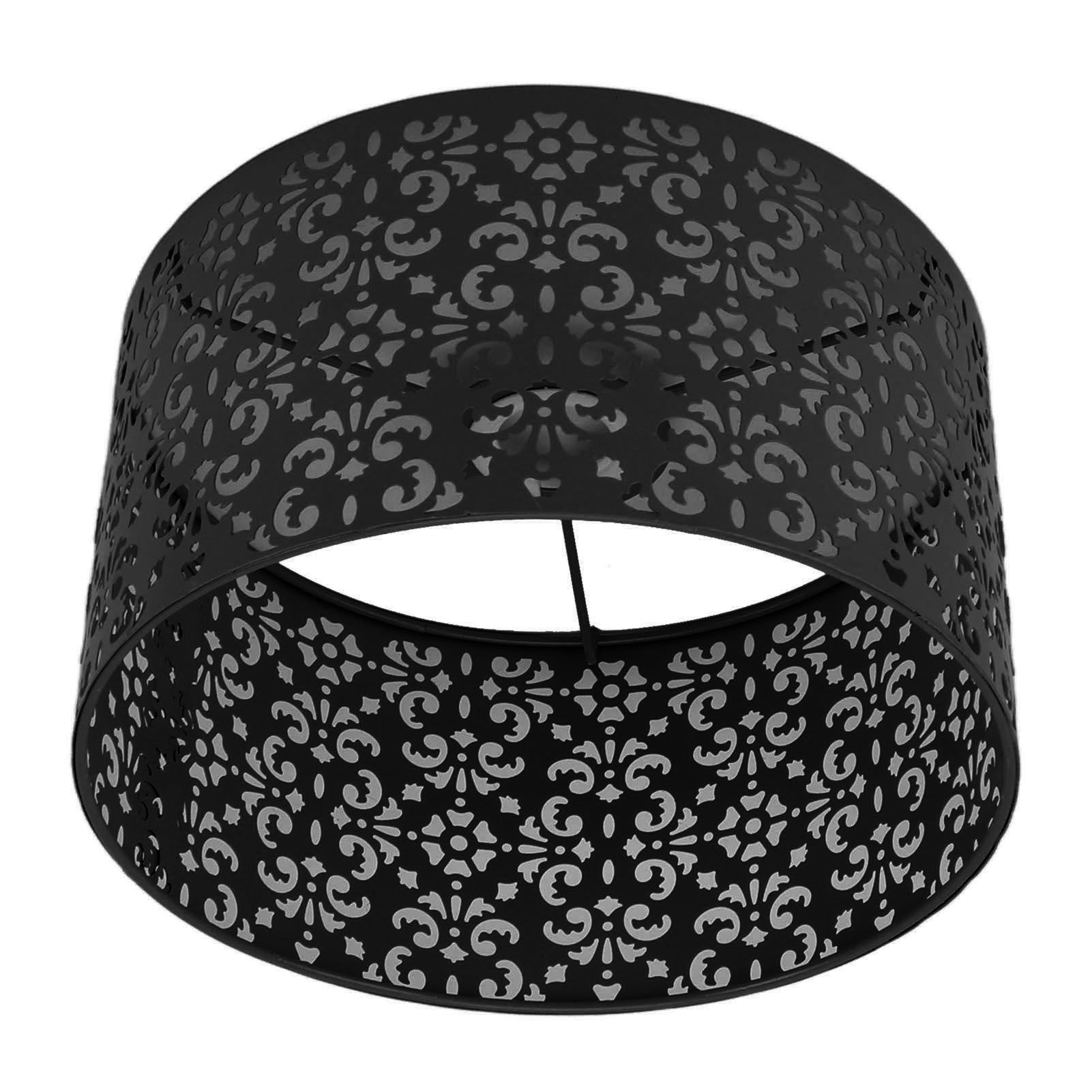 Desk Lampshade Hollow Out Iron Exquisite Decorative Lamp Shade for E27 E14 Floor Lamps Chandeliers Black - Image 7