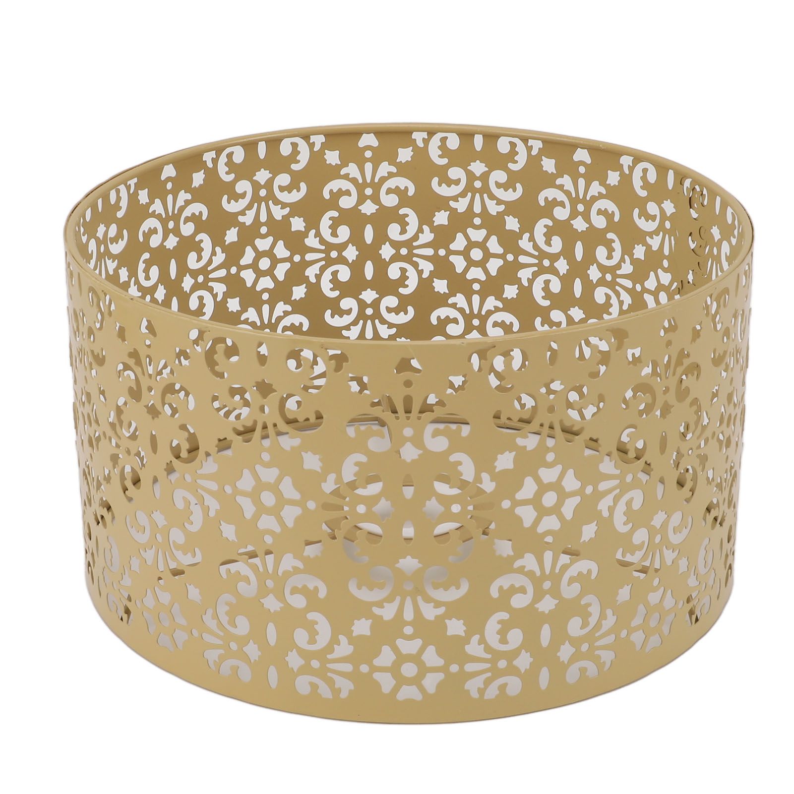 Desk Lampshade Hollow Out Iron Exquisite Decorative Lamp Shade for E27 E14 Floor Lamps Chandeliers Yellow - Image 8