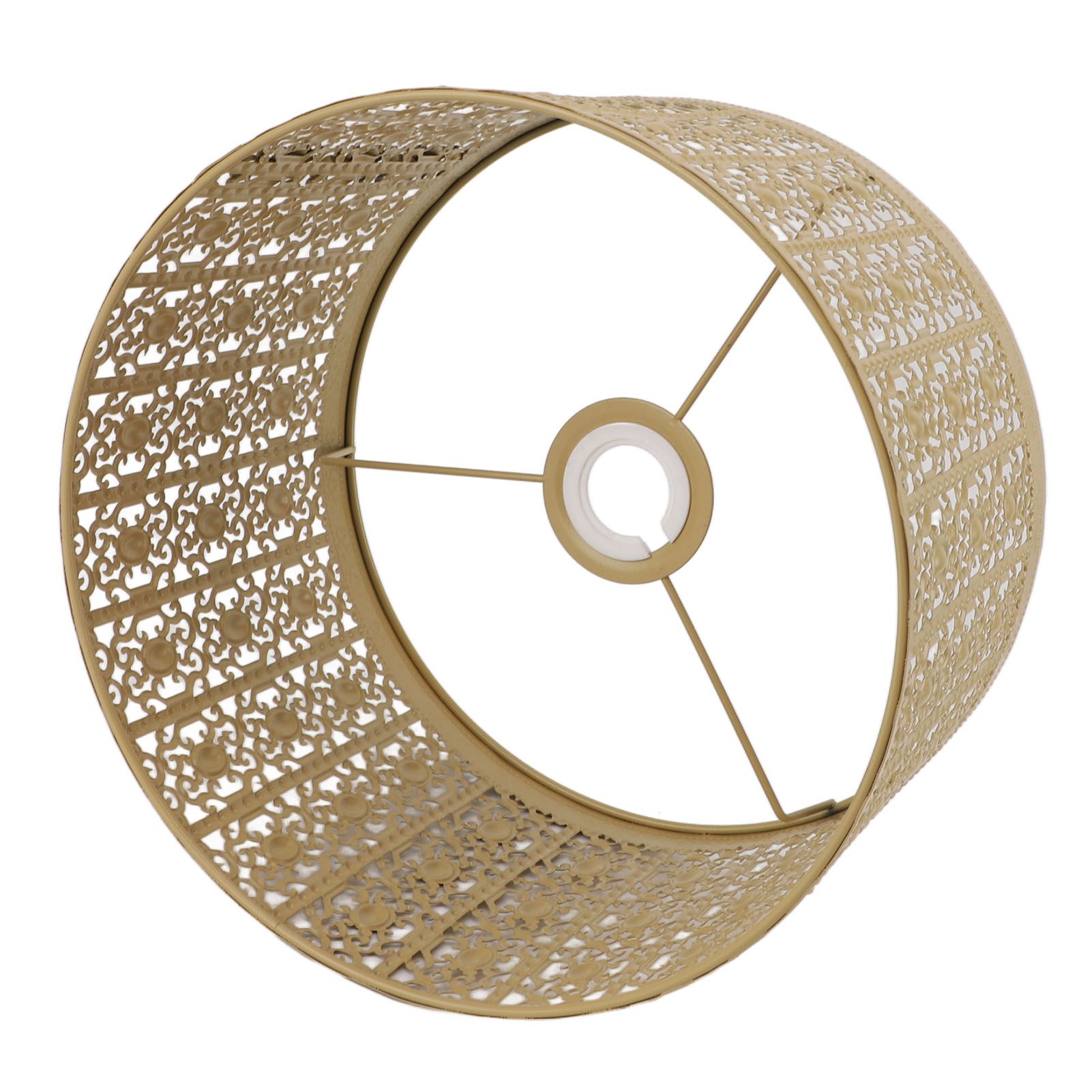 Lamp Shade Hollow Out Metal E27 E14 Clip On Easy Installation Durable Lamp Cover for Table Bedroom Living Room Home Yellow - Image 7