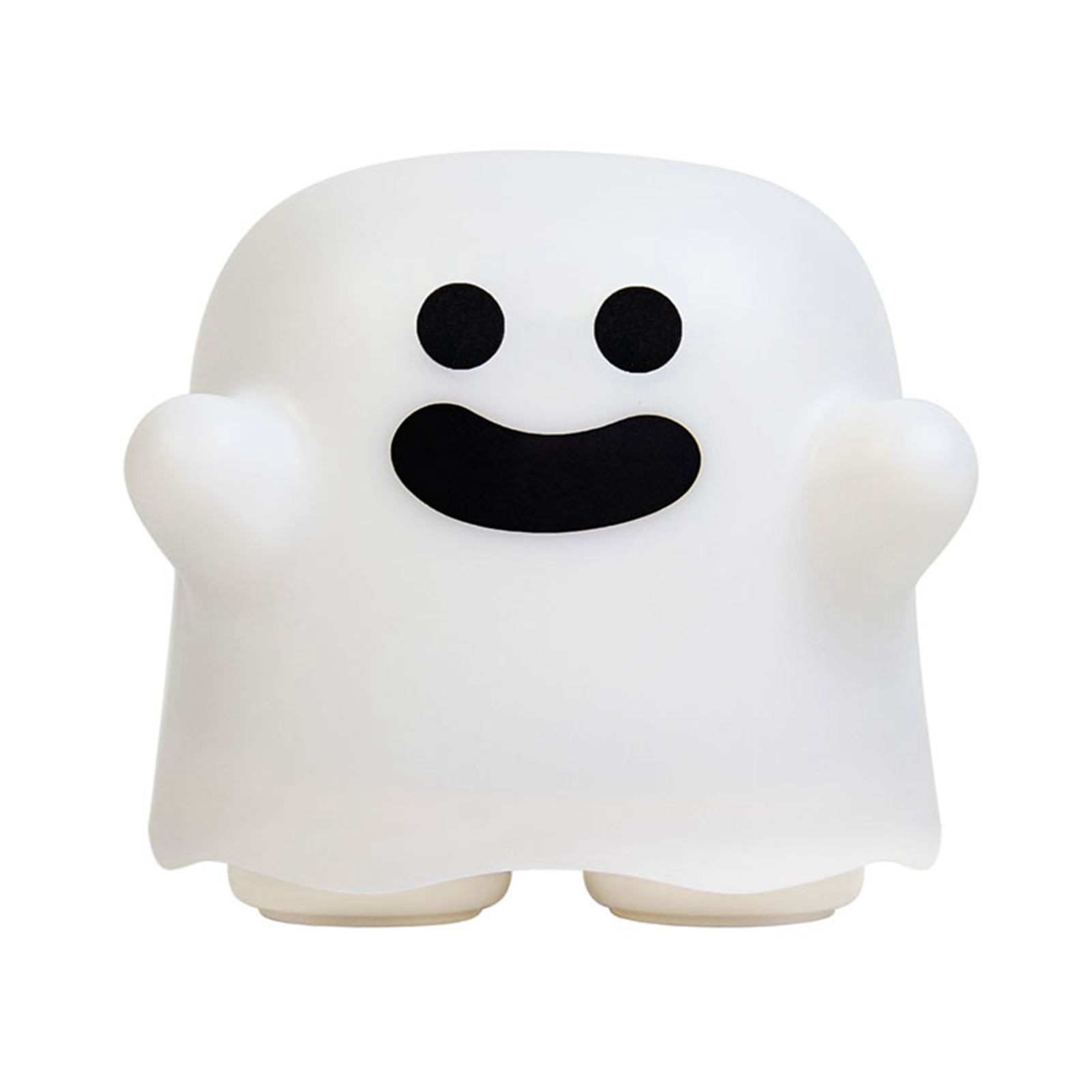 Cute Ghost Night Light Stepless Dimming USB Rechargeable Mini Kids Bedside Lamp Table Decoration for Nursery Bedroom Dorm Smile - Image 1