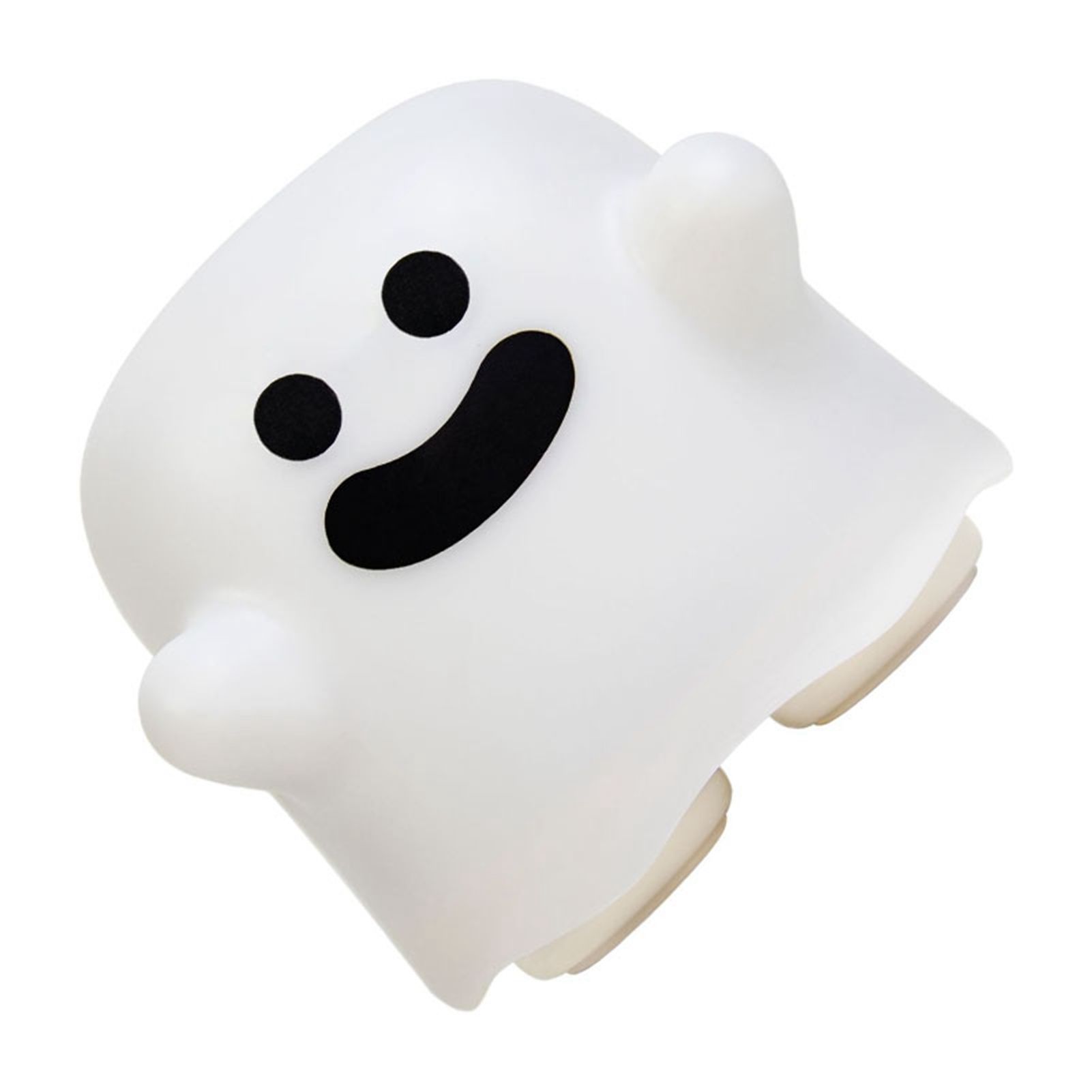 Cute Ghost Night Light Stepless Dimming USB Rechargeable Mini Kids Bedside Lamp Table Decoration for Nursery Bedroom Dorm Smile - Image 2