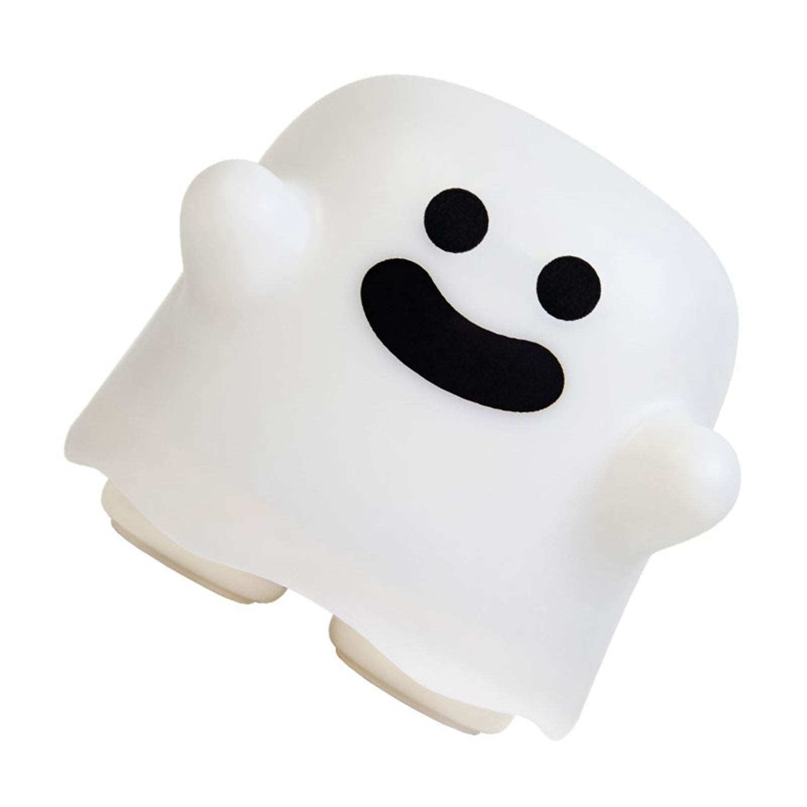 Cute Ghost Night Light Stepless Dimming USB Rechargeable Mini Kids Bedside Lamp Table Decoration for Nursery Bedroom Dorm Smile - Image 3