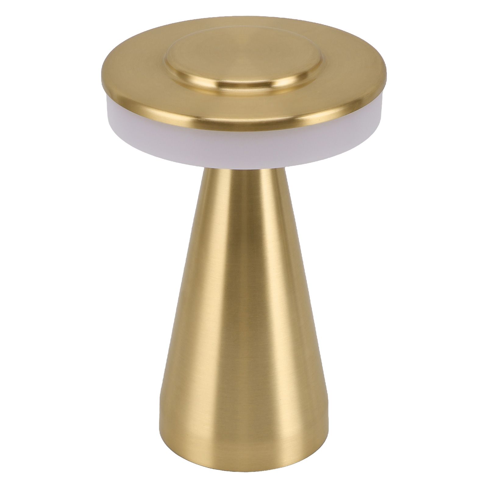 Portable LED Bedside Night Light 3 Color Temperature top Touch control Rechargeable Battery Bedside Lamp Gold - Image 3