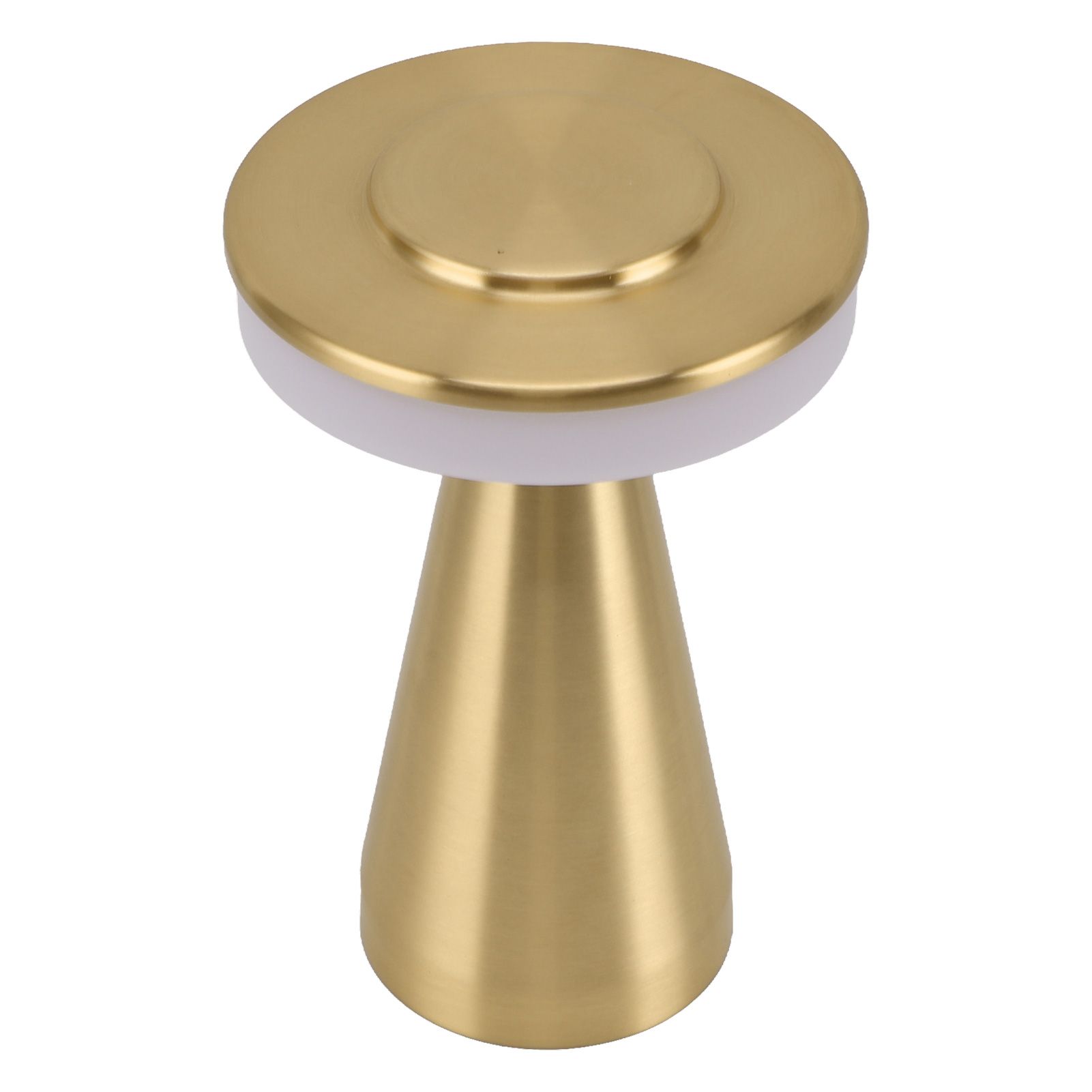 Portable LED Bedside Night Light 3 Color Temperature top Touch control Rechargeable Battery Bedside Lamp Gold - Image 4