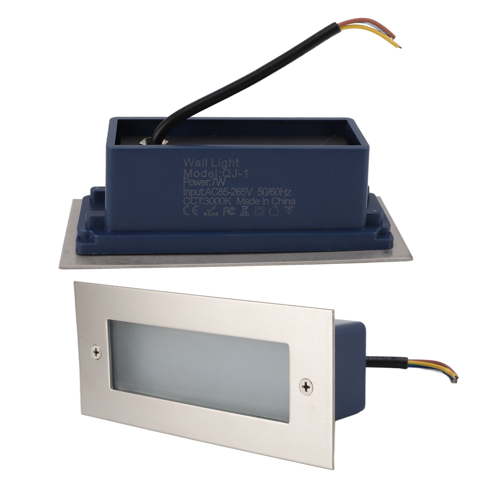 LED Step Light Indoor Outdoor Aluminum Alloy Waterproof Embedded Stair Wall Light 85 to 265V - Image 7