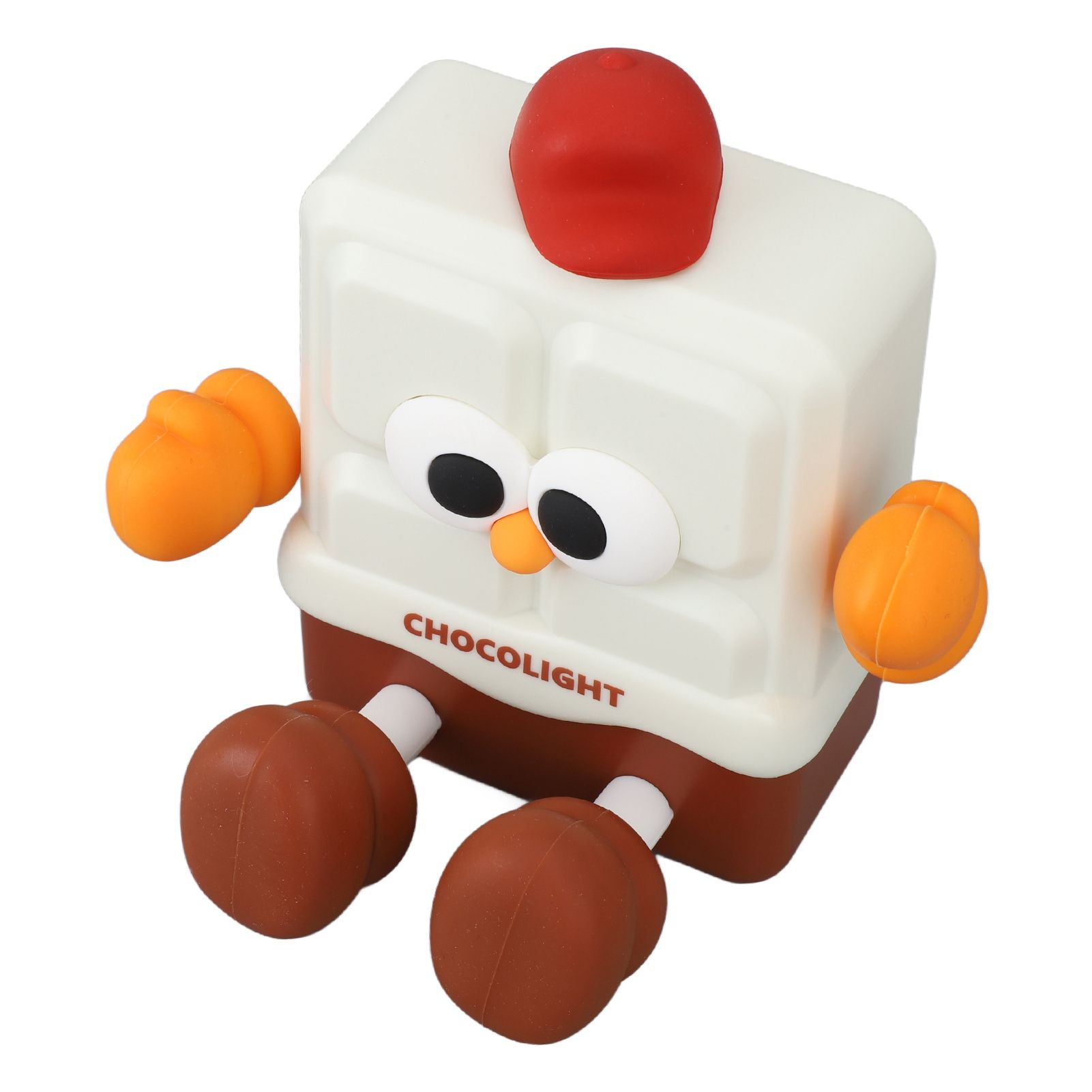Chocolate Night Light for Kids 30min Timing Baby Silicone LED Night Lamp Rechargeable Kids Night Light Phone Holder Function - Image 5