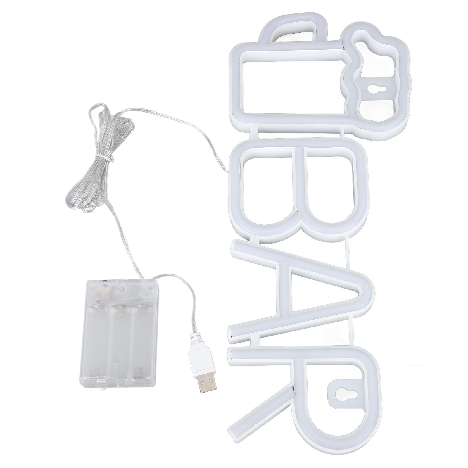 LED Neon Sign BAR Shape Design USB Or Battery Powered High Safety Widely Used Bar Neon Light for Bedroom Party Backyard Purple BAR - Image 7