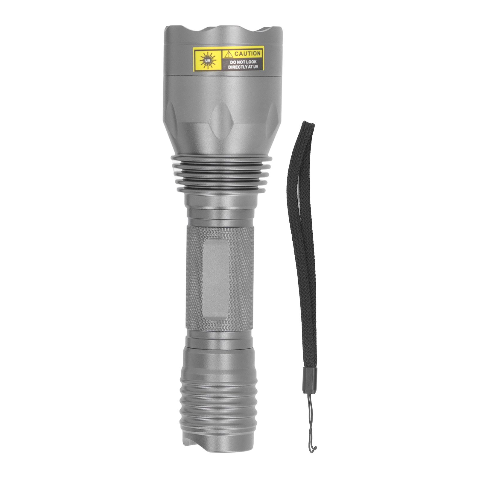UV Flashlight Portable Aluminum Alloy Shell 365nm LED Blacklight Flashlight for Forged Documents Detecting - Image 1