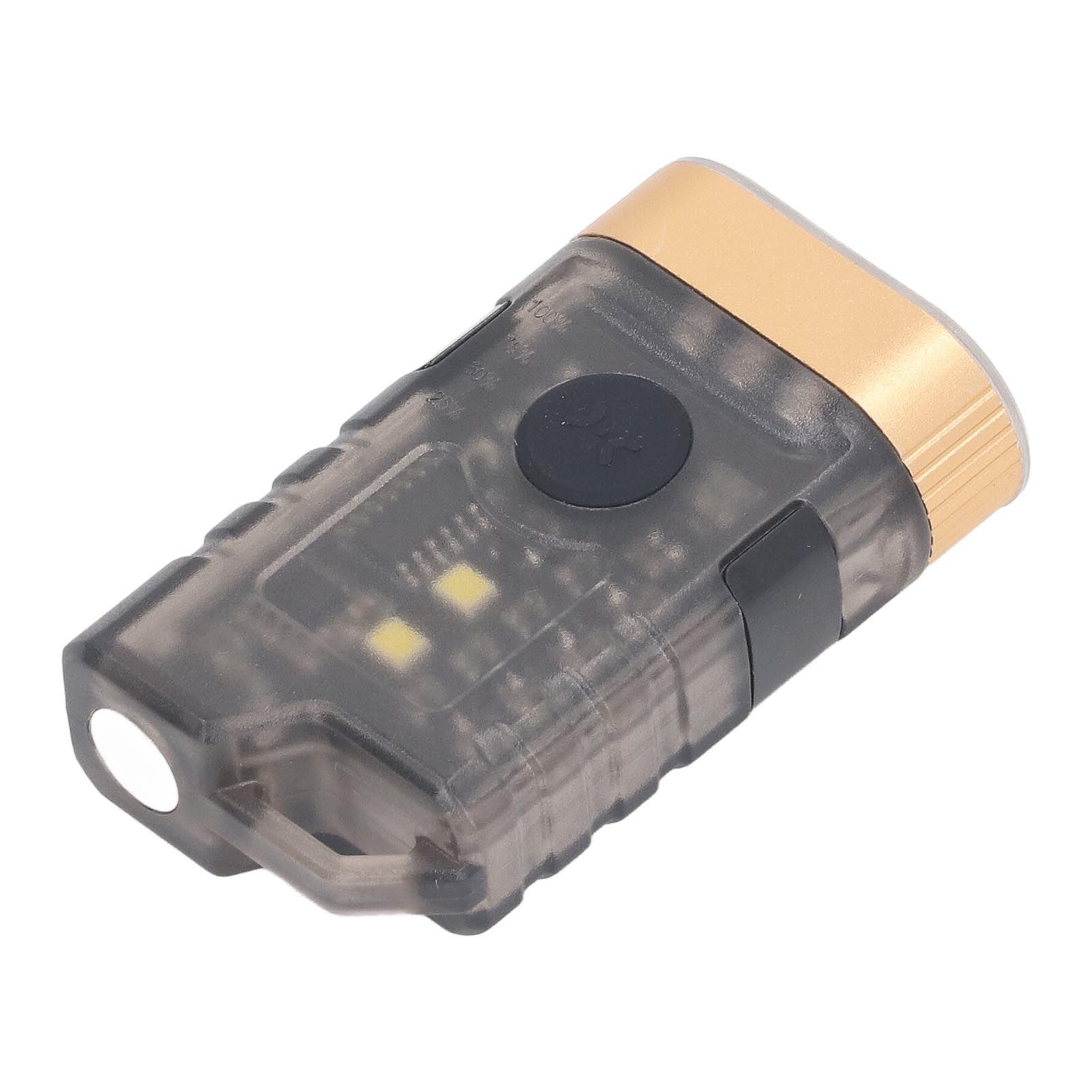Mini LED Flashlight 1500LM Strong Magnet Base IPX5 Waterproof 500mAh Rechargeable with 365nm UV Lamp Keychain Flashlight for Outdoor Warning Detection - Image 6