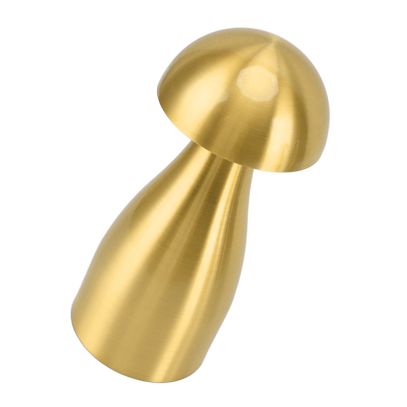 Metal Mushroom Table Lamp Dimmable Mushroom Decor Night Light Cordless Rechargeable Bedside Lamp for Children Nursing Bar Golden - Image 6