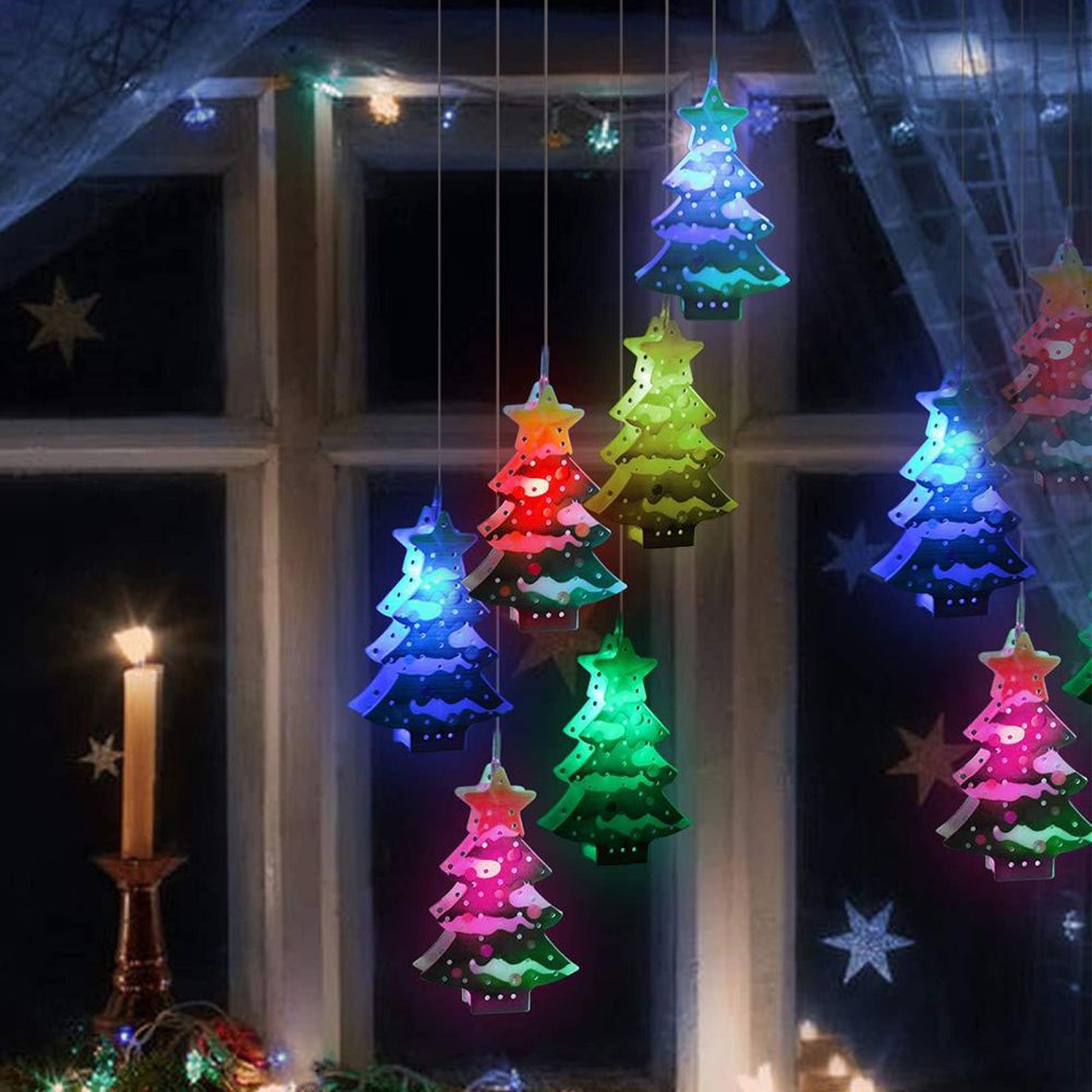 Christmas Solar Wind Chime Light Outdoor Solar Powered Waterproof LED Wind Chime Color Changing Light for Patio Garden Home - Image 3