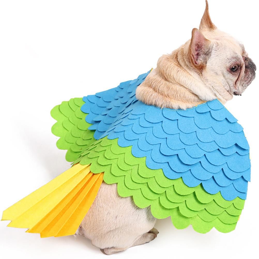 Pets Domestic Costume Pet Dog Cats Bird Shape Costumes Pet Bird Wing Felt Clothing Sniffing Pad for Halloween or Christmas - Image 1