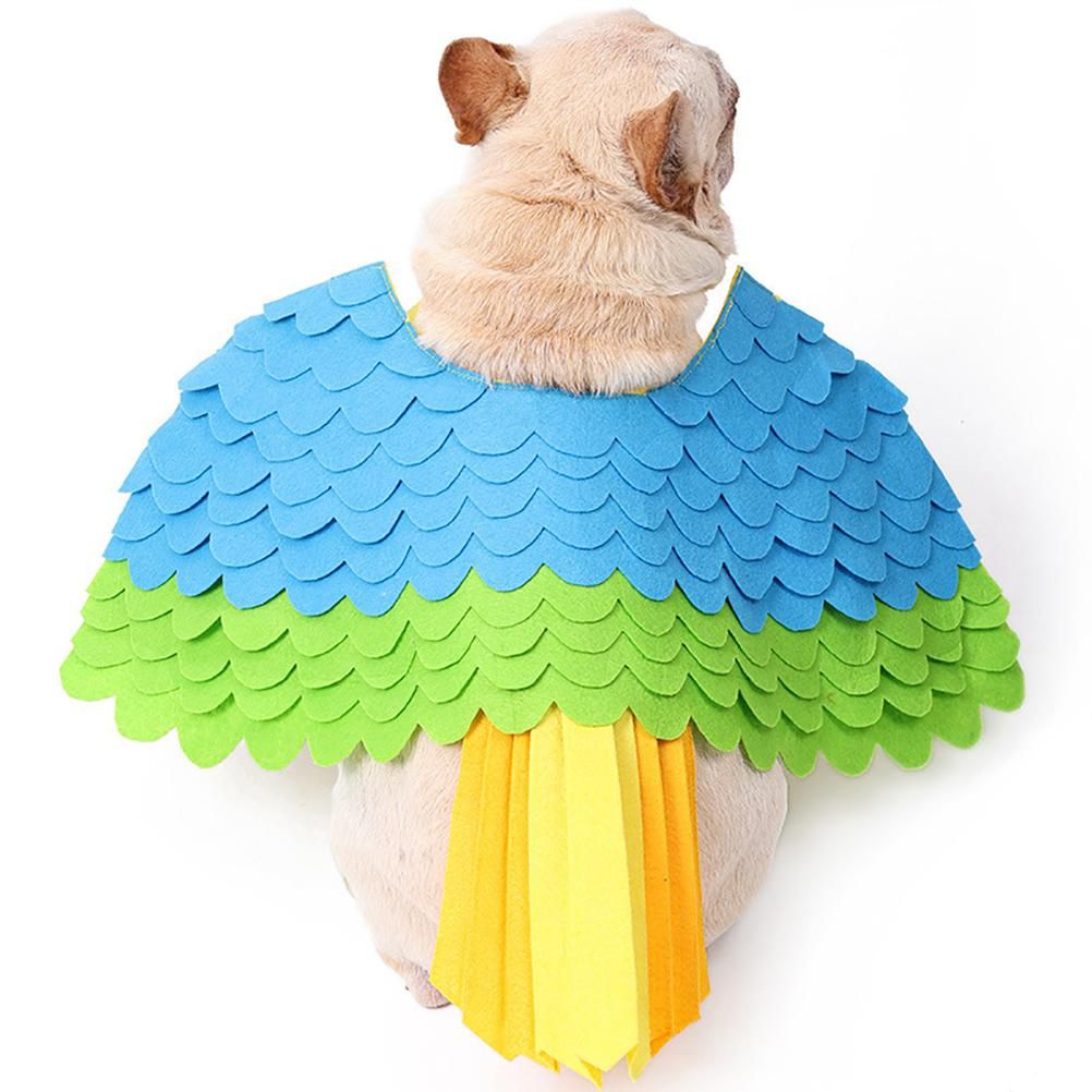 Pets Domestic Costume Pet Dog Cats Bird Shape Costumes Pet Bird Wing Felt Clothing Sniffing Pad for Halloween or Christmas - Image 5