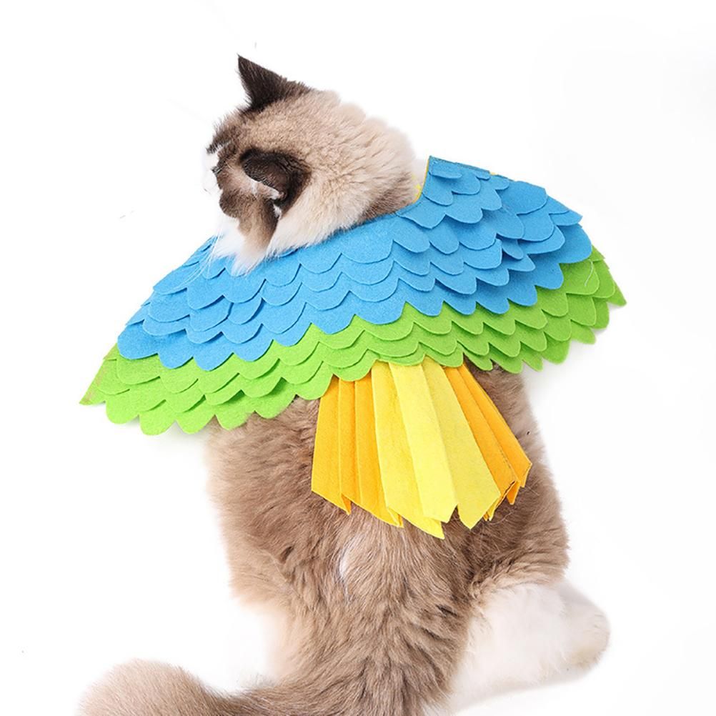 Pets Domestic Costume Pet Dog Cats Bird Shape Costumes Pet Bird Wing Felt Clothing Sniffing Pad for Halloween or Christmas - Image 7