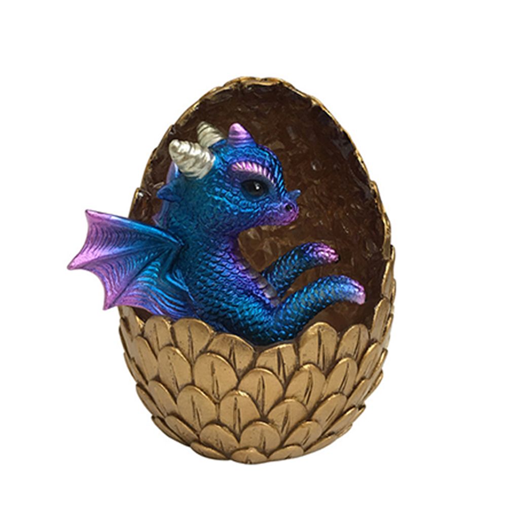 Simulations Crystal Dragon Egg Ornaments Desktop Decorations Shiny Resin Dragon Egg Ornaments Gift for Friends and Family - Image 1