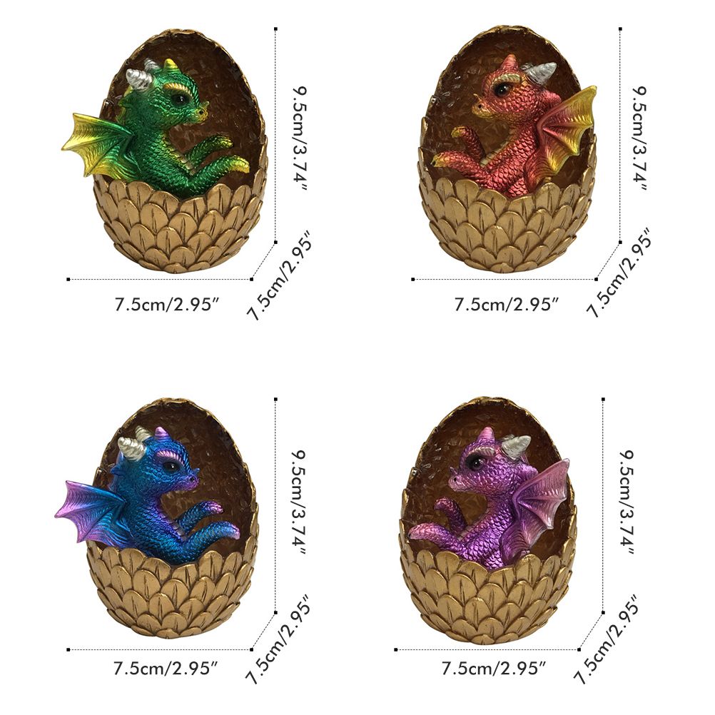 Simulations Crystal Dragon Egg Ornaments Desktop Decorations Shiny Resin Dragon Egg Ornaments Gift for Friends and Family - Image 6