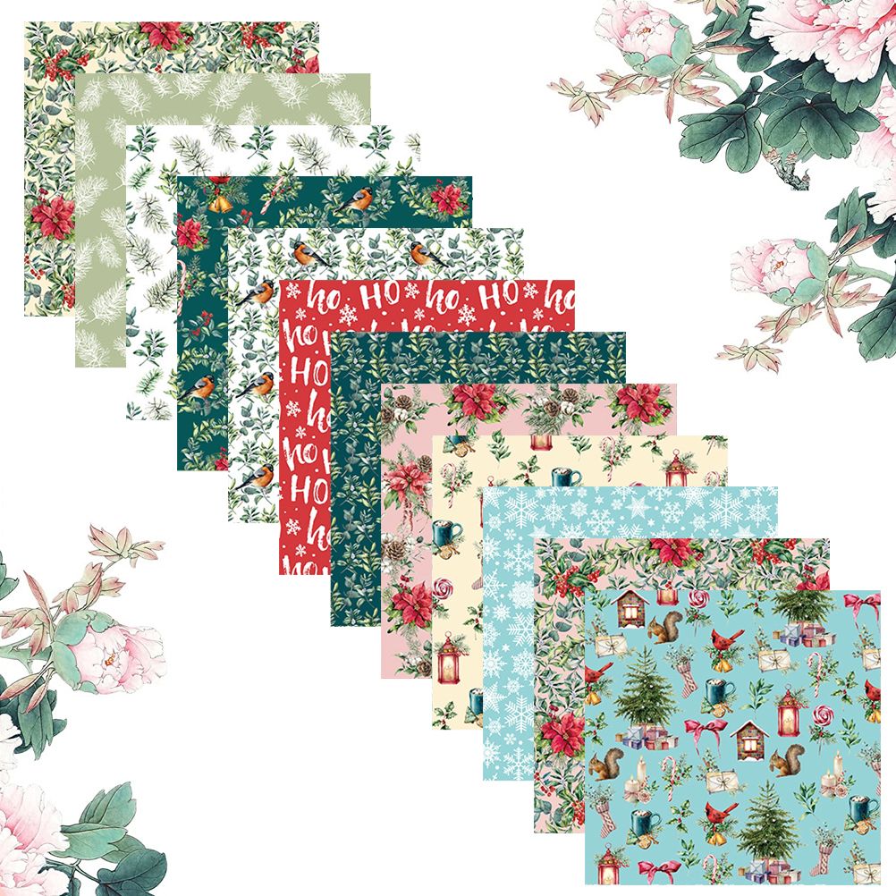 24 Sheets 6 Inch DIY Album Scrapbook Decorative Paper Pad Single Sided Background Cardstock Paper Patterned Papers for Magazines and DIY Origami - Image 1