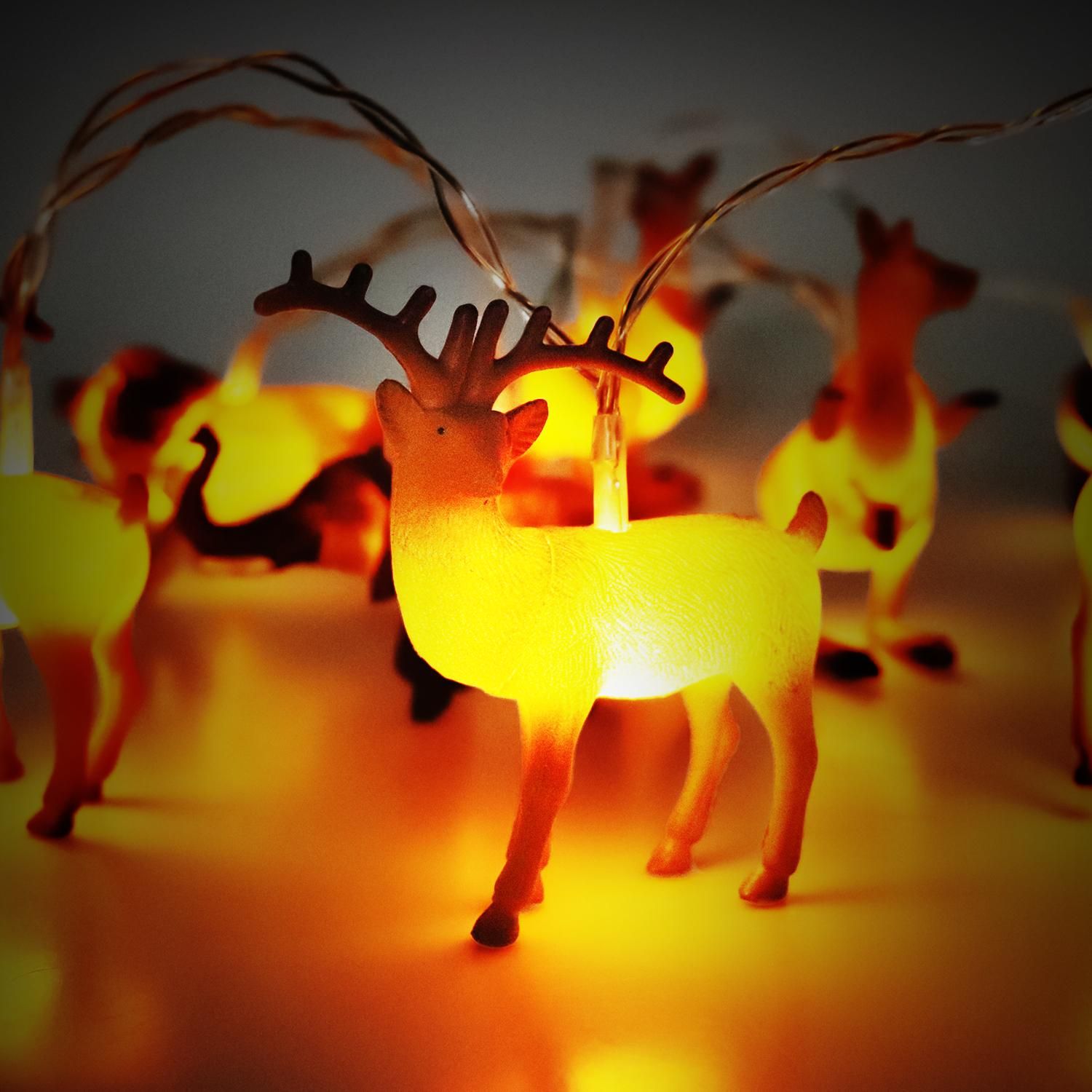 Animal String Lights 10 LEDs Small Animals String Lights Children Room Decoration for Kids Room Indoor String Lights - Image 2