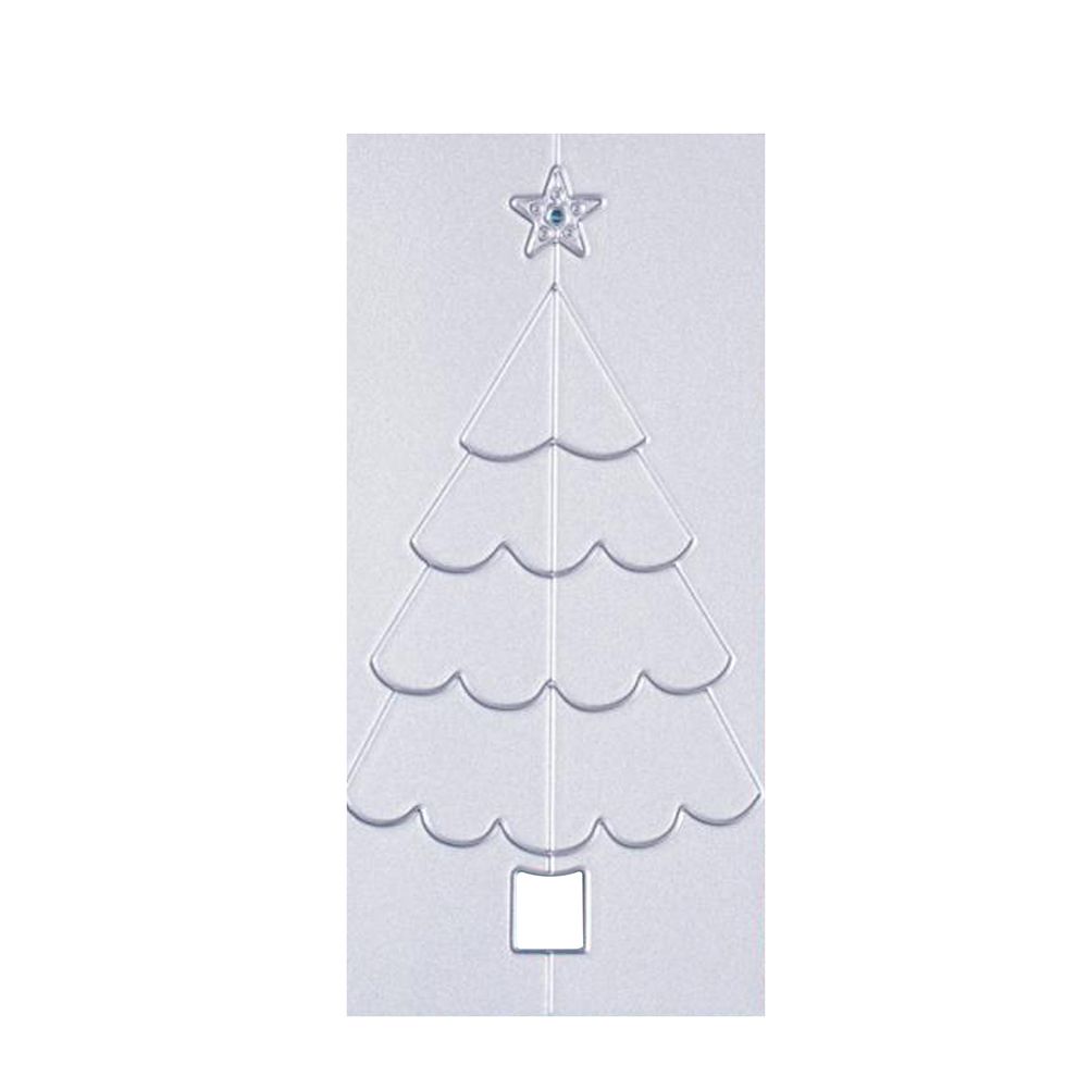 Christmas Tree Metal Cutting Dies Stencil Carbon Steel DIY Scrapbooking Album Paper Card Template Mold Embossing Mold - Image 1