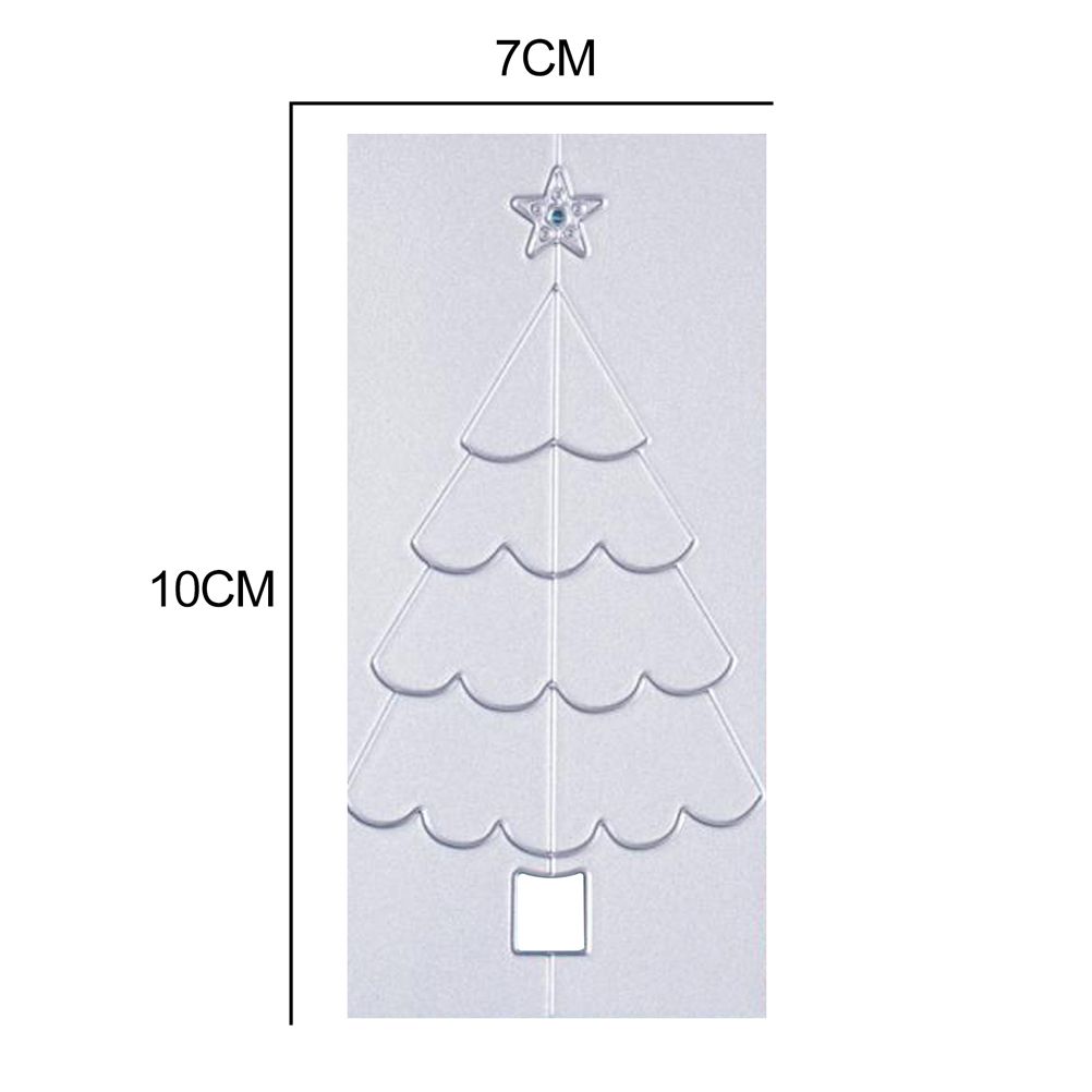 Christmas Tree Metal Cutting Dies Stencil Carbon Steel DIY Scrapbooking Album Paper Card Template Mold Embossing Mold - Image 2