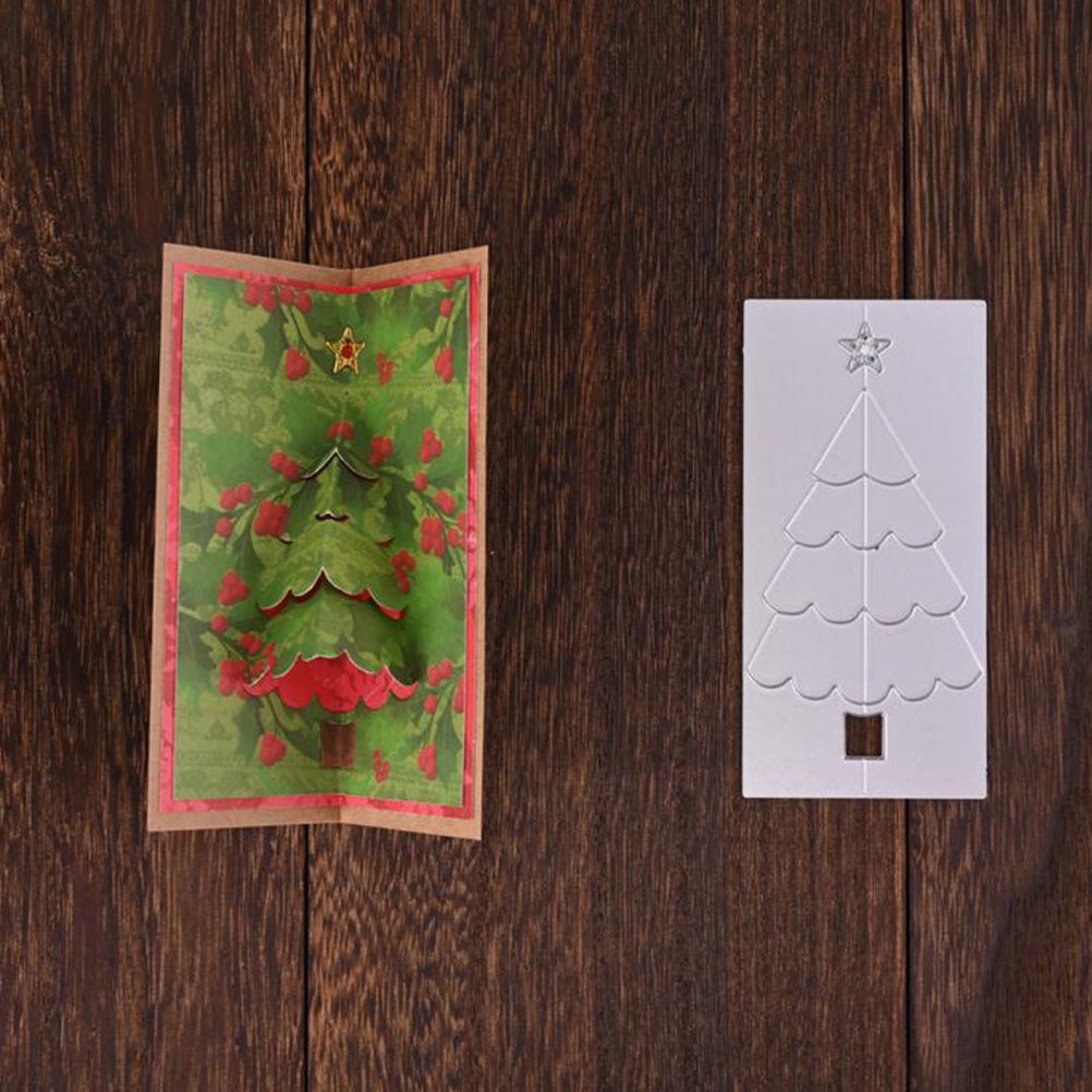 Christmas Tree Metal Cutting Dies Stencil Carbon Steel DIY Scrapbooking Album Paper Card Template Mold Embossing Mold - Image 4